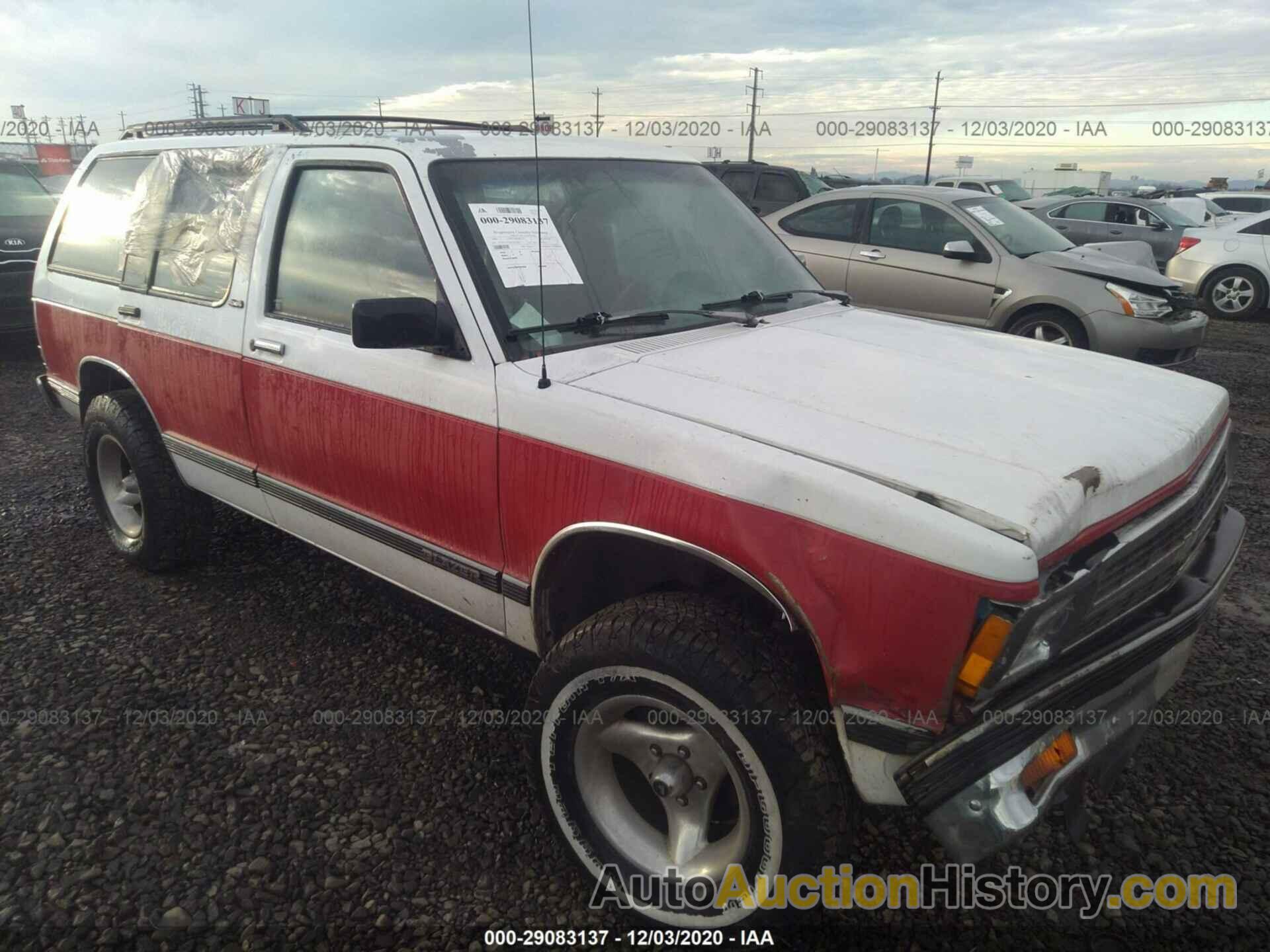 CHEVROLET BLAZER S10, 1GNDT13Z9M2276087