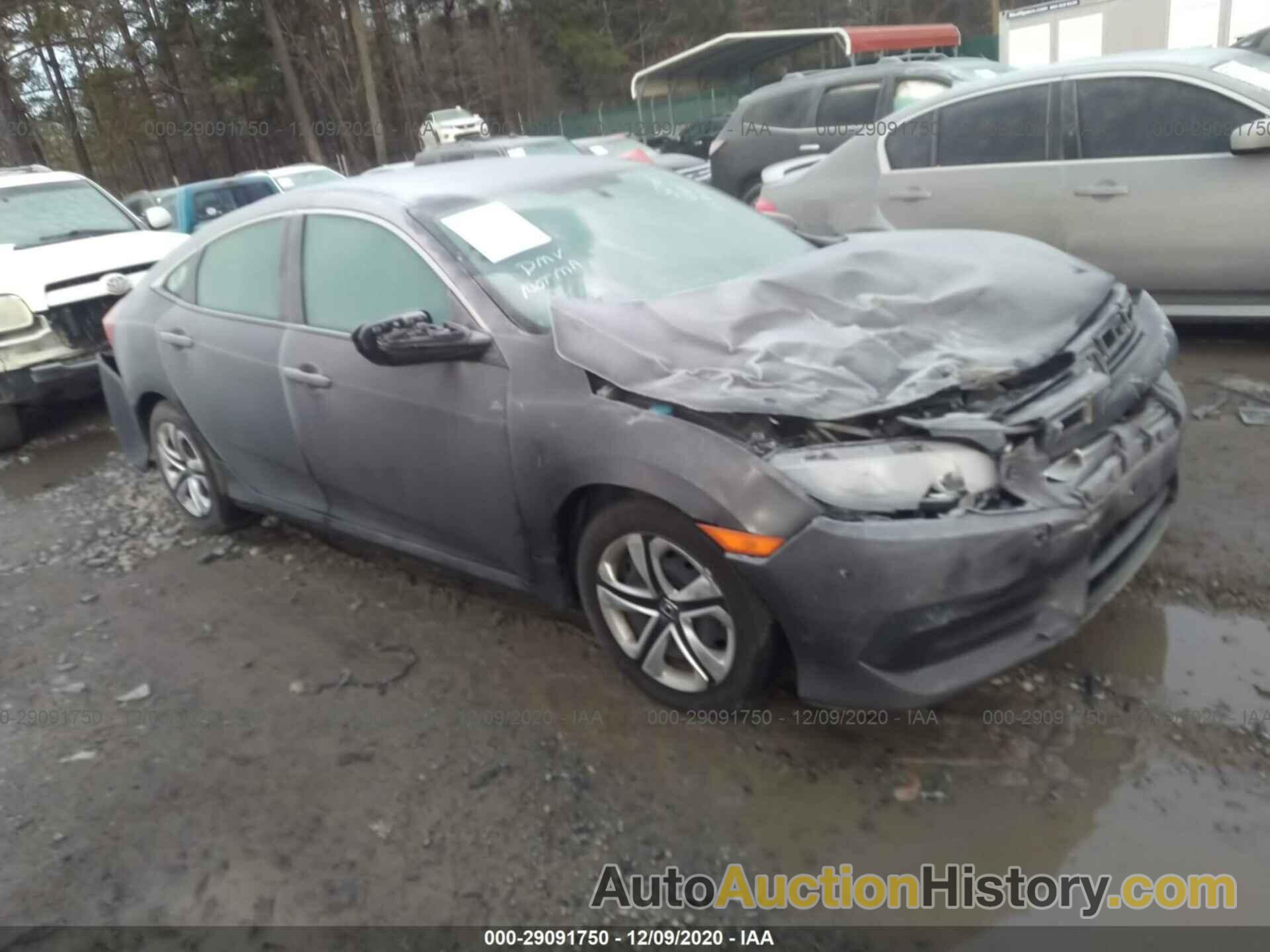 HONDA CIVIC SEDAN LX, 2HGFC2F54JH543687