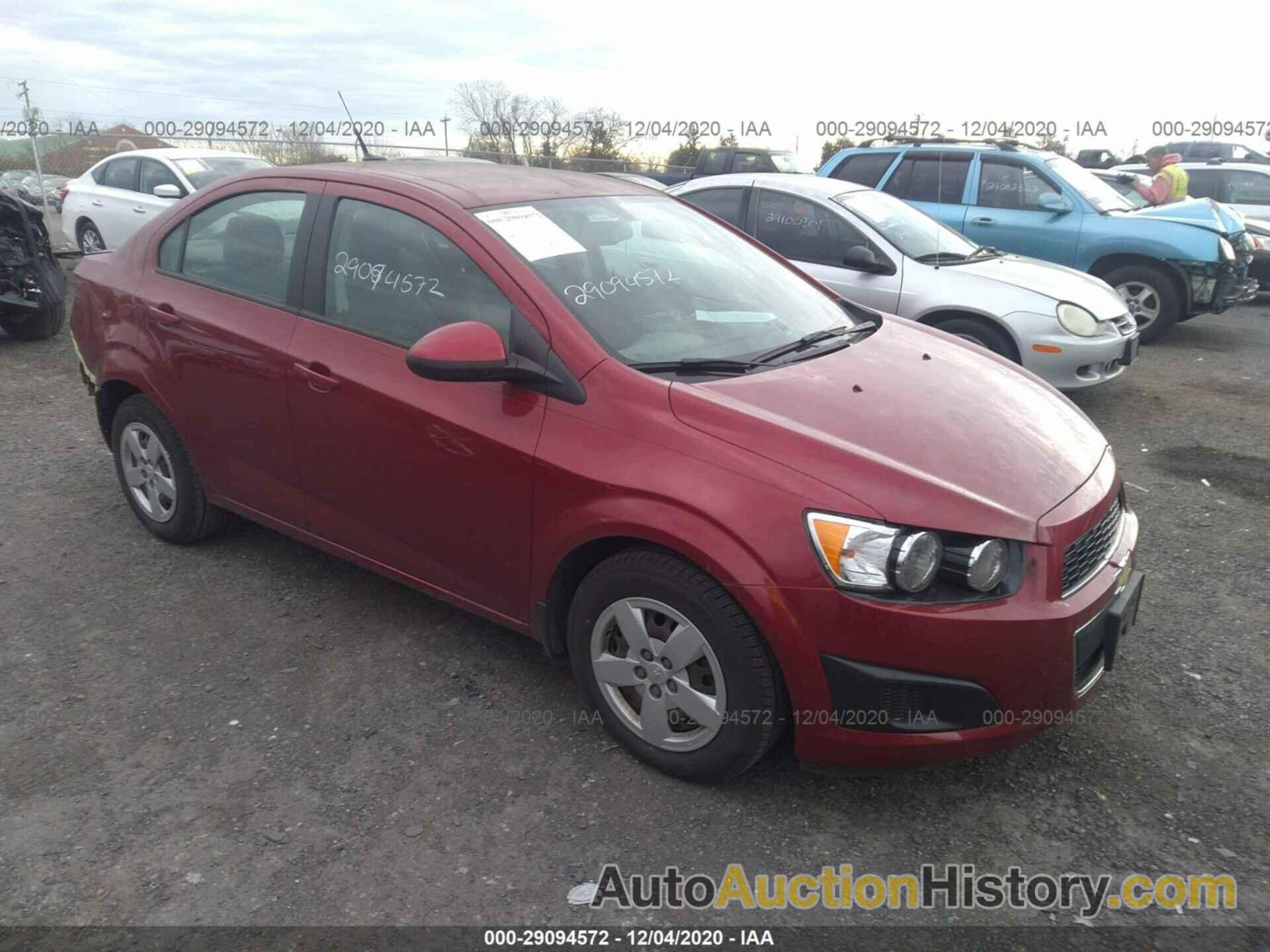 CHEVROLET SONIC LS, 1G1JA5SH2E4185422