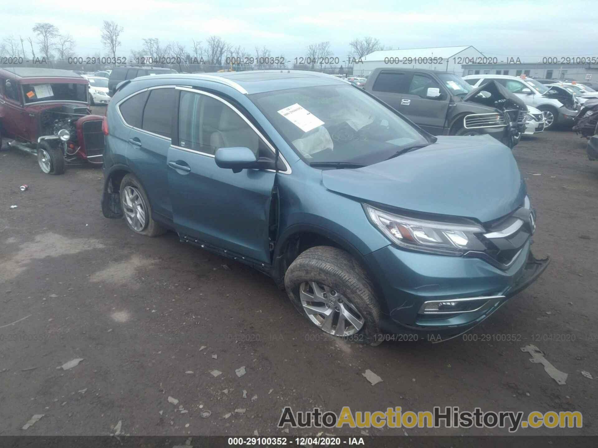 HONDA CR-V EX-L, 5J6RM4H77FL050500