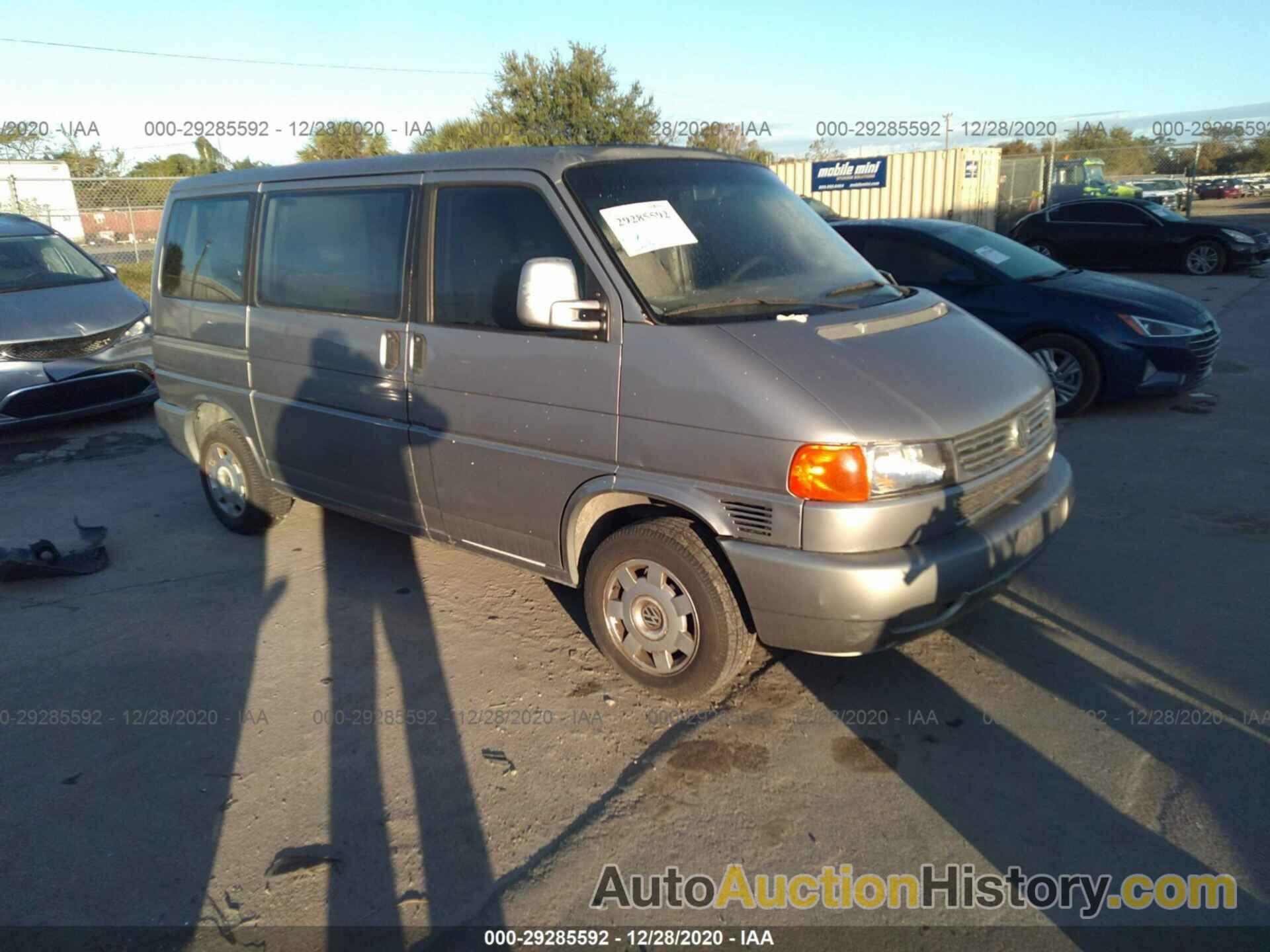 VOLKSWAGEN EUROVAN GLS, WV2KH4700YH057490