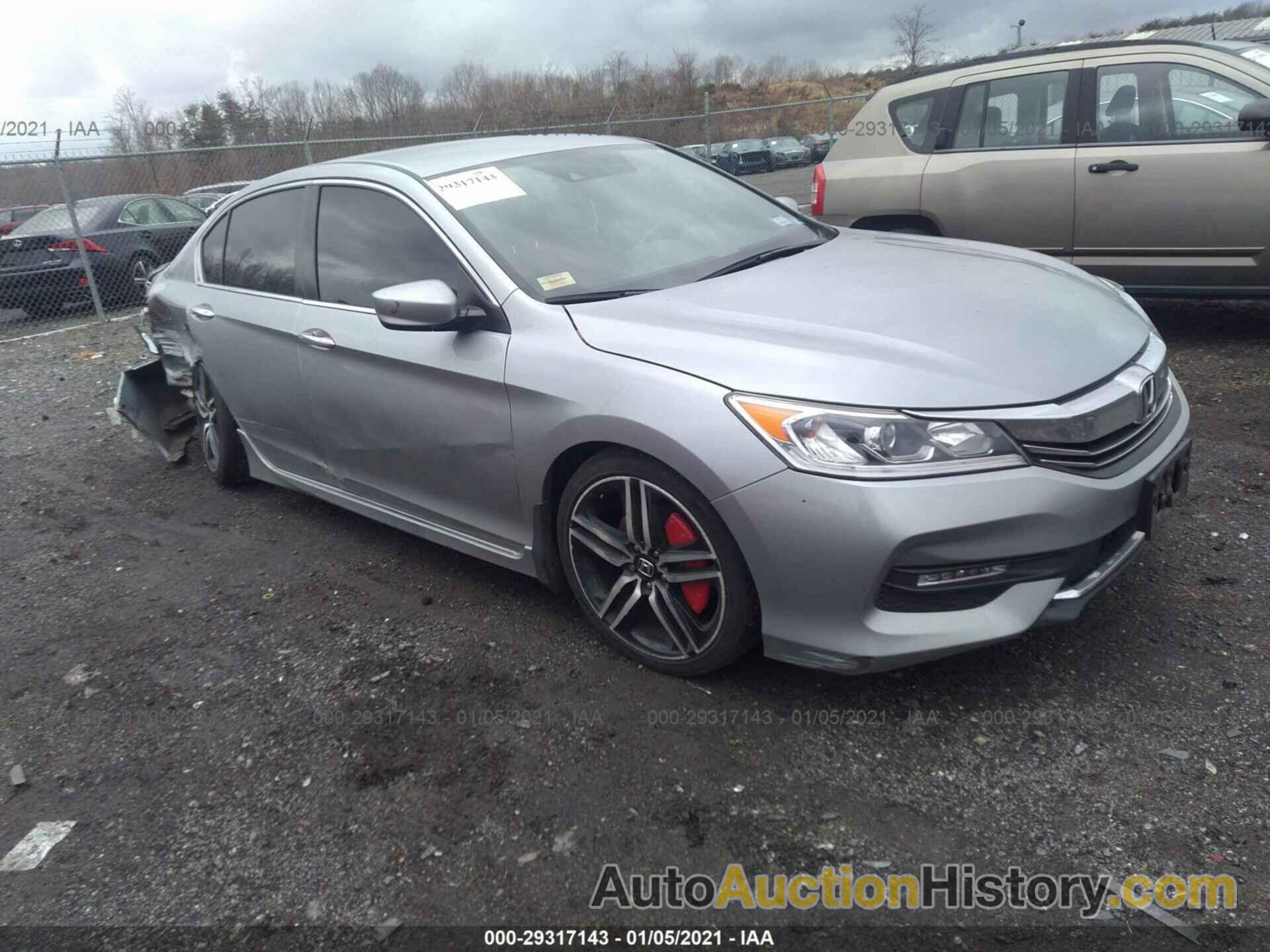 HONDA ACCORD SEDAN SPORT, 1HGCR2F6XGA158989