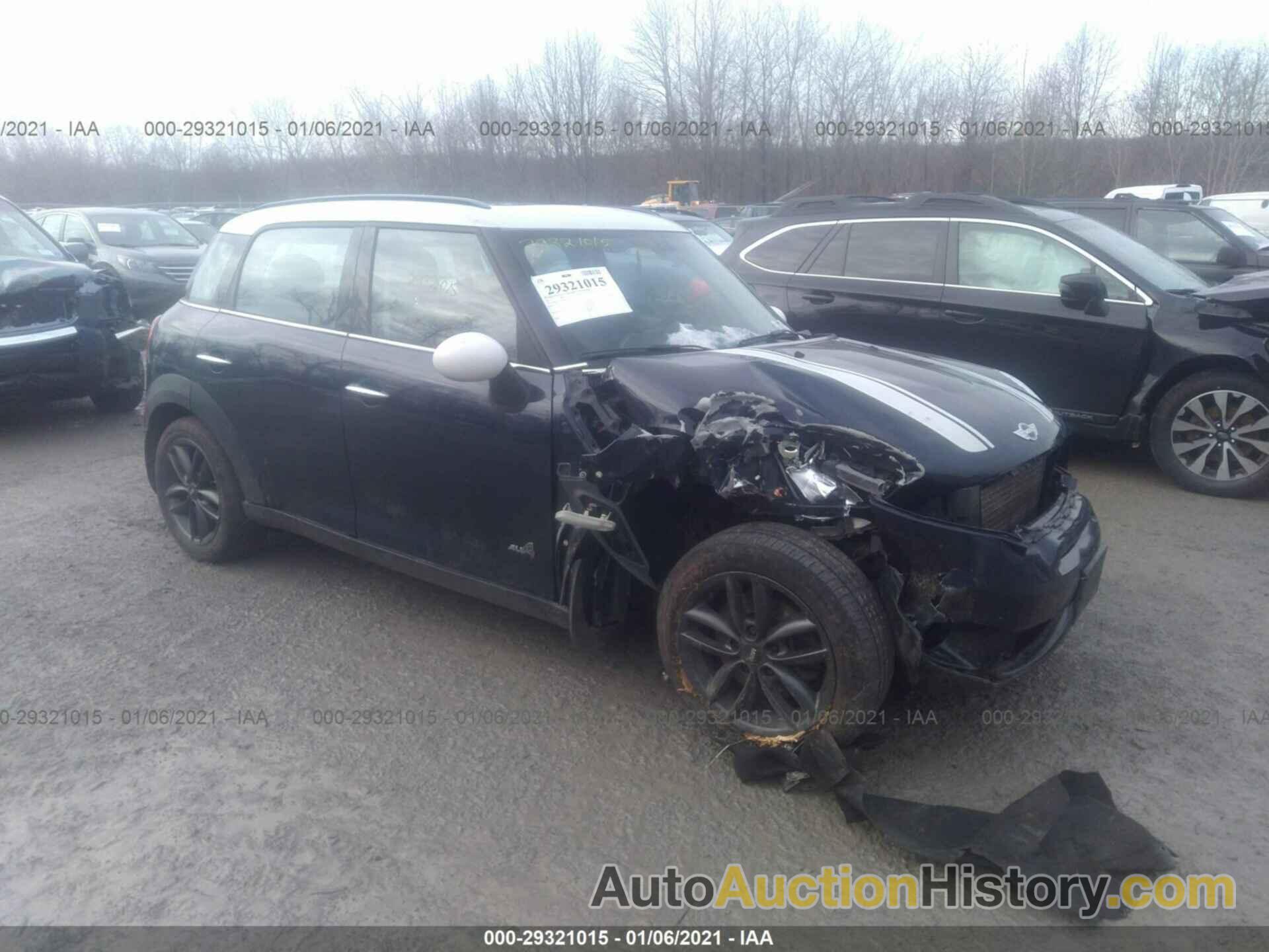 MINI COOPER COUNTRYMAN S, WMWZC5C52BWH99105