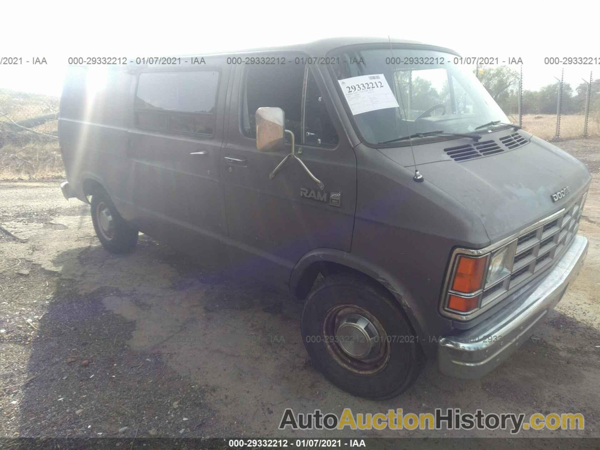 DODGE RAM VAN B250, 2B7HB23T7GK503712