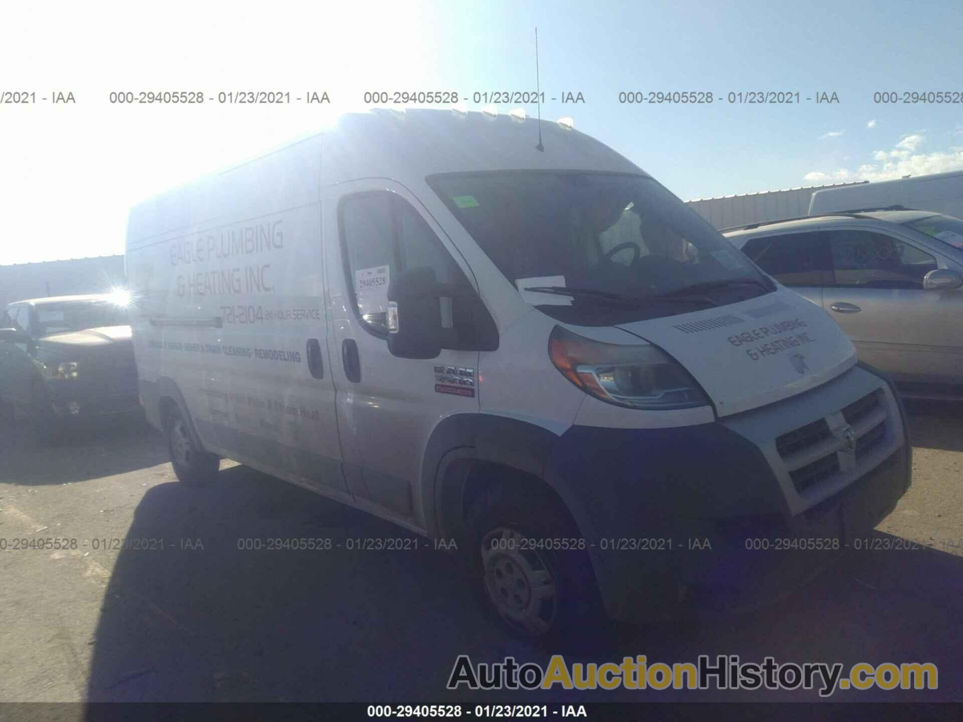 RAM PROMASTER, 3C6URVHG3EE103909