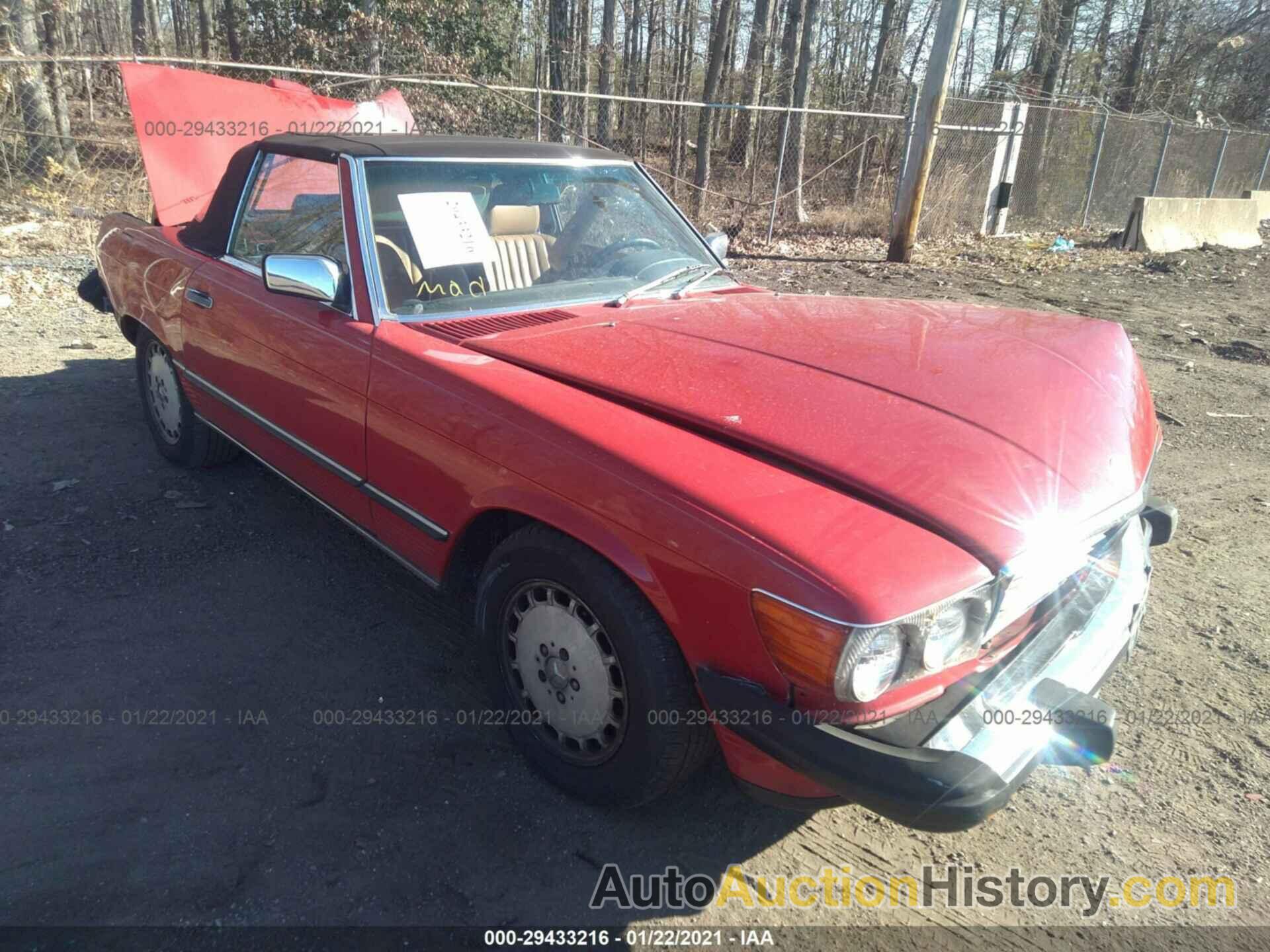 MERCEDES-BENZ 560 SL, WDBBA48D9JA078839