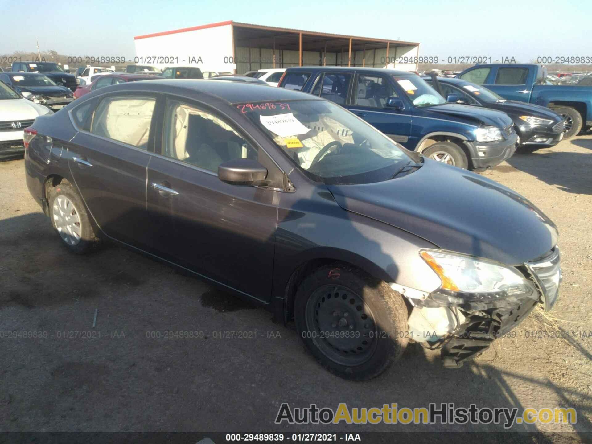 NISSAN SENTRA S, 3N1AB7AP3FY290478