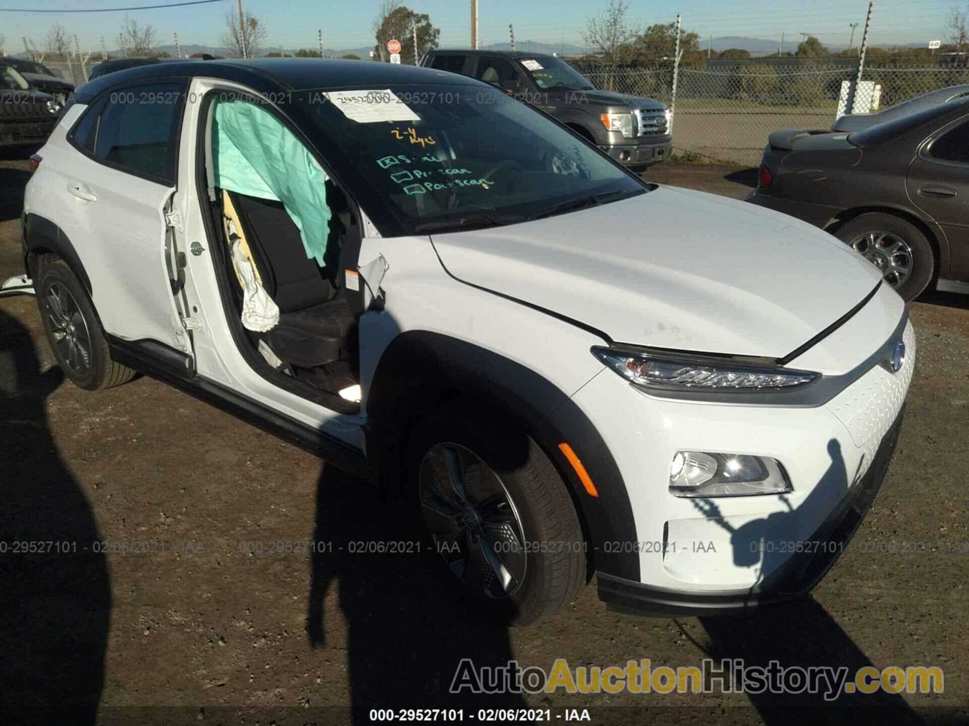 HYUNDAI KONA EV SEL, KM8K23AG3MU110048