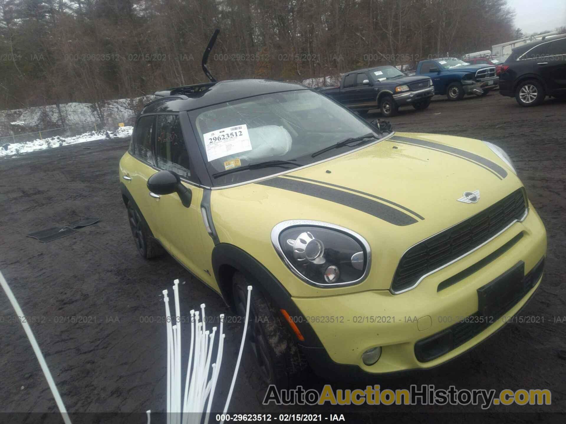 MINI COOPER COUNTRYMAN S, WMWZC5C5XCWM12721