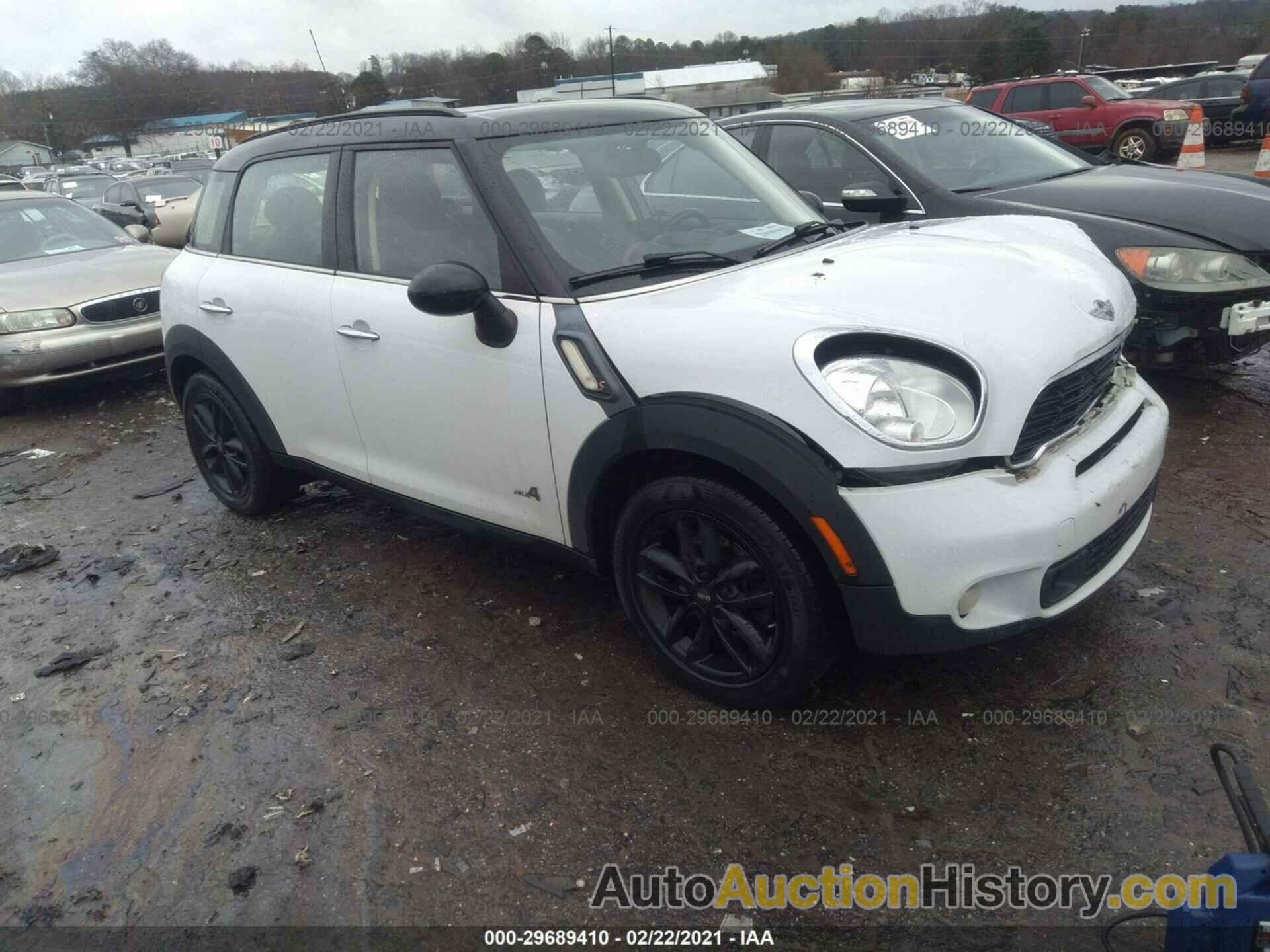 MINI COOPER COUNTRYMAN S, WMWZC5C57CWL61095