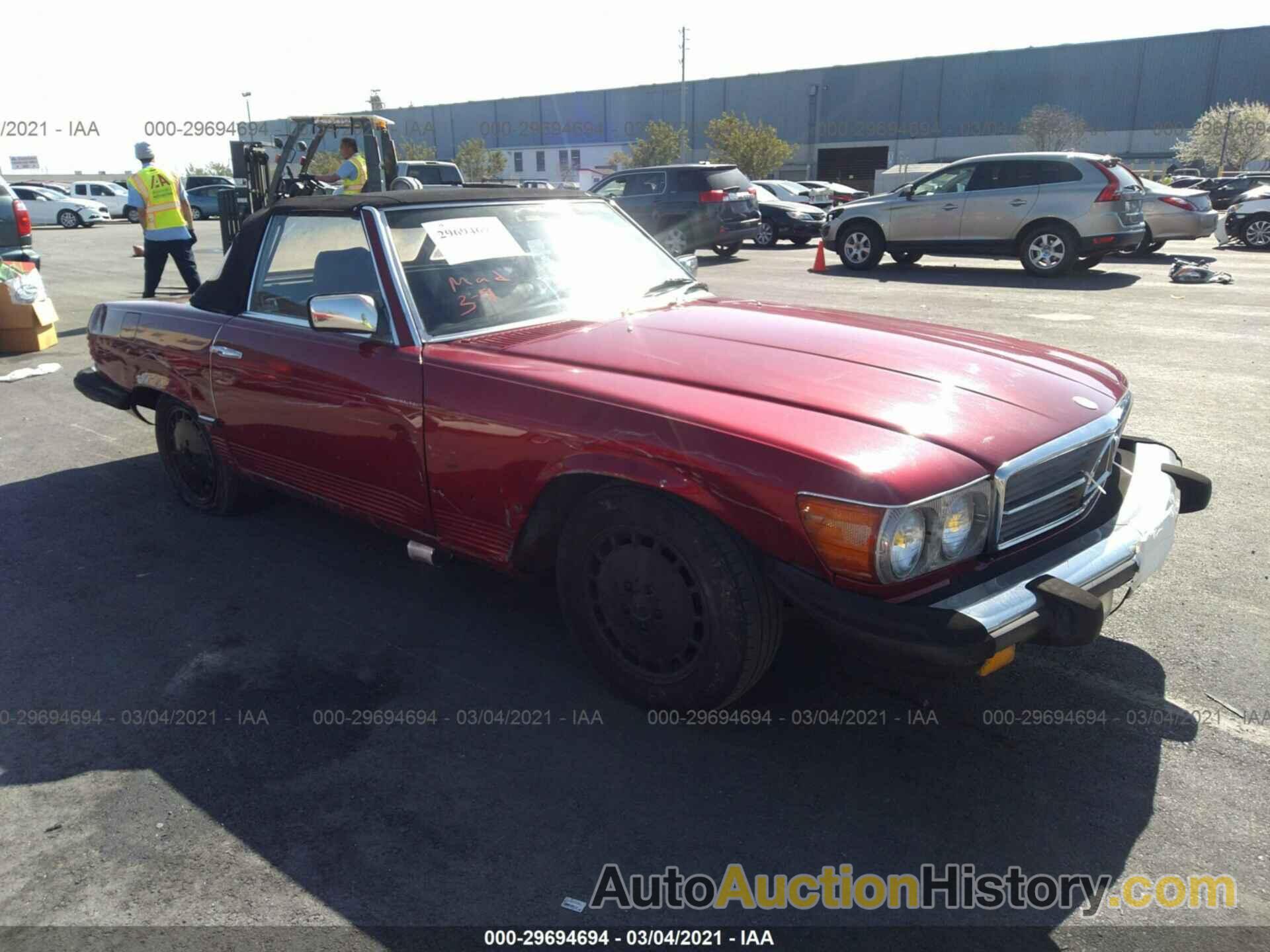 MERCEDES-BENZ 380 SL, WDBBA45C7FA021042