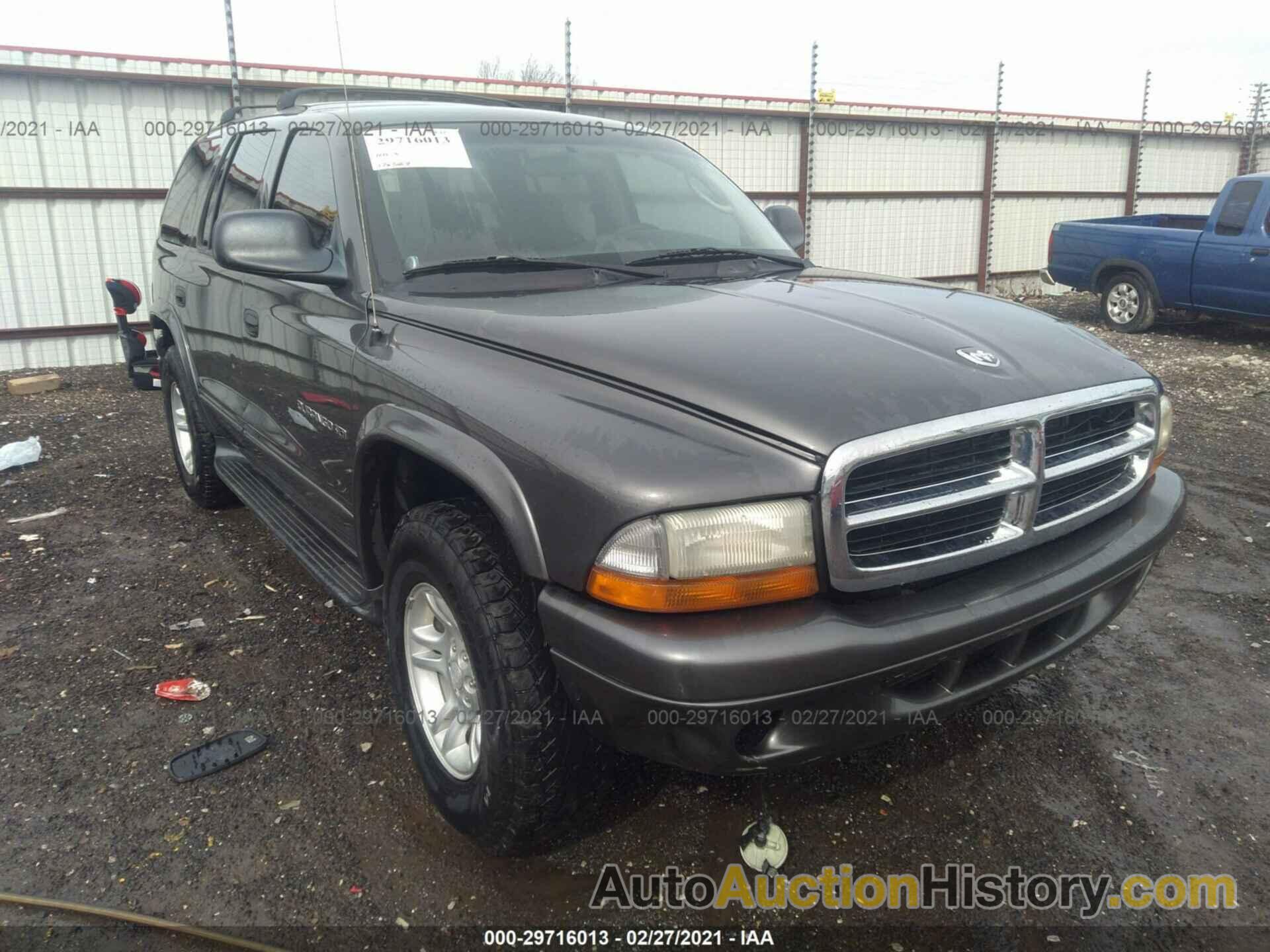 DODGE DURANGO, 1B4HS28N81F634676