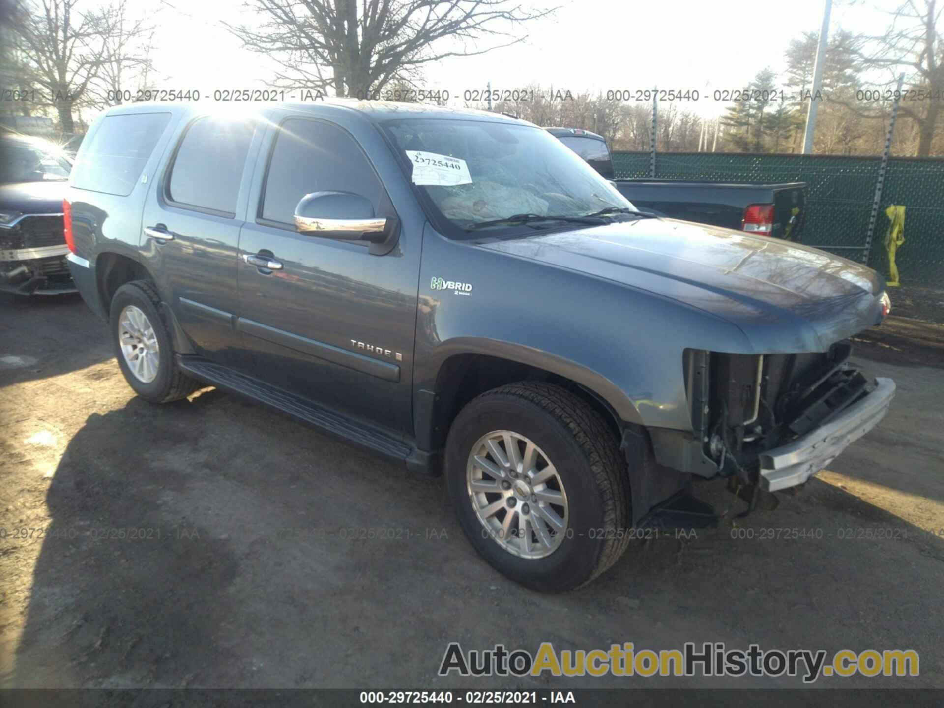 CHEVROLET TAHOE HYBRID, 1GNFK13519R123601