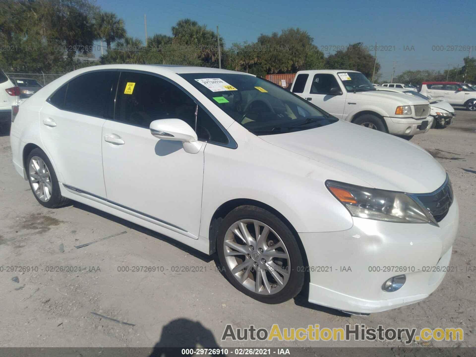 LEXUS HS 250H, JTHBB1BA7A2004274