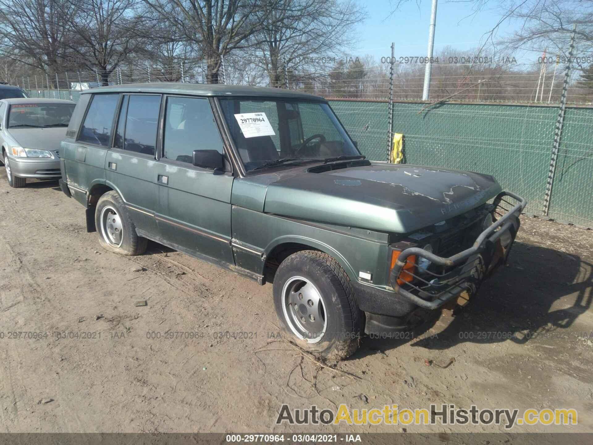 LAND ROVER RANGE ROVER, SALHV124XPA627263