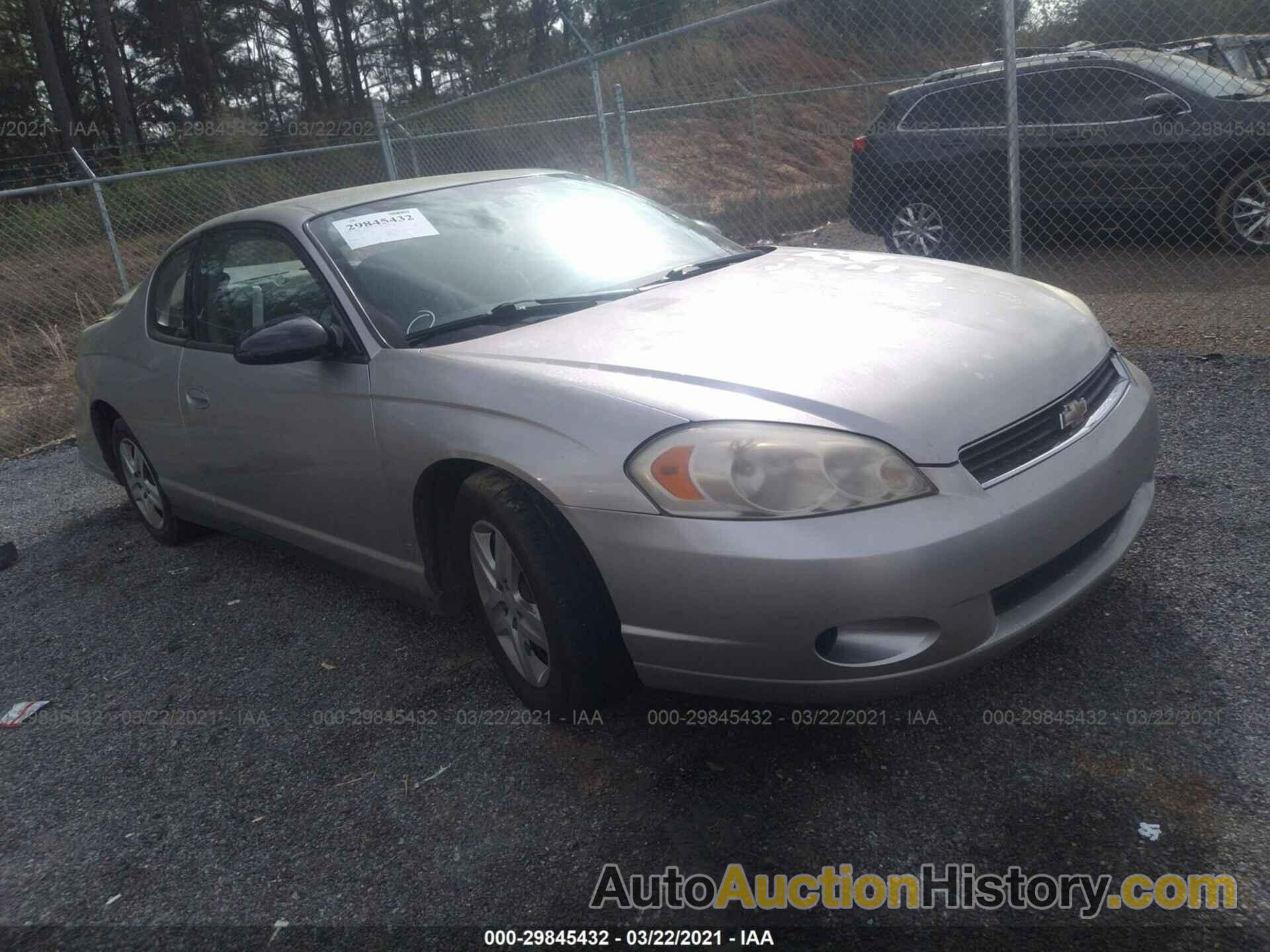 CHEVROLET MONTE CARLO LS, 2G1WJ15K369164857