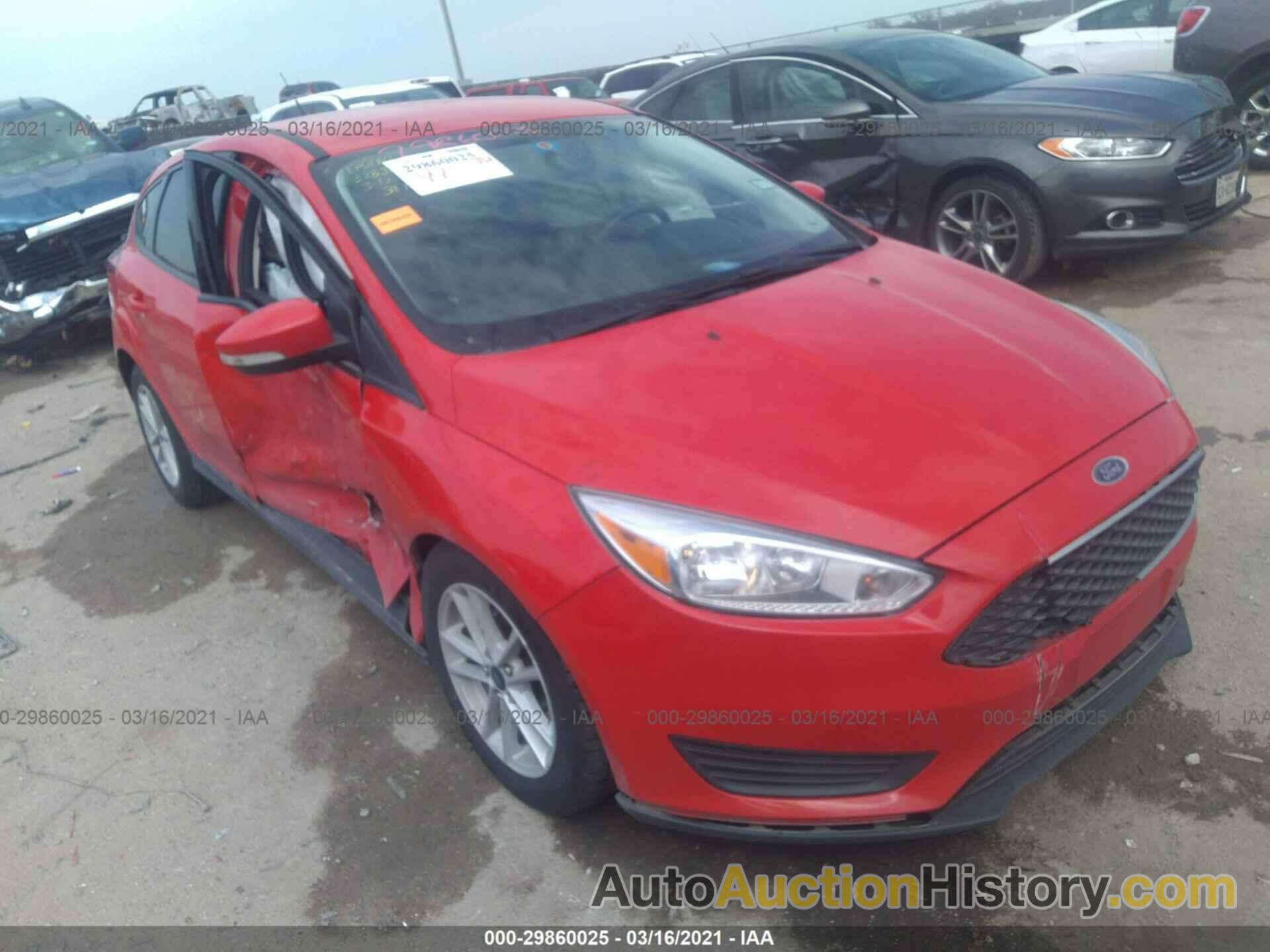 FORD FOCUS SE, 1FADP3K26HL224760