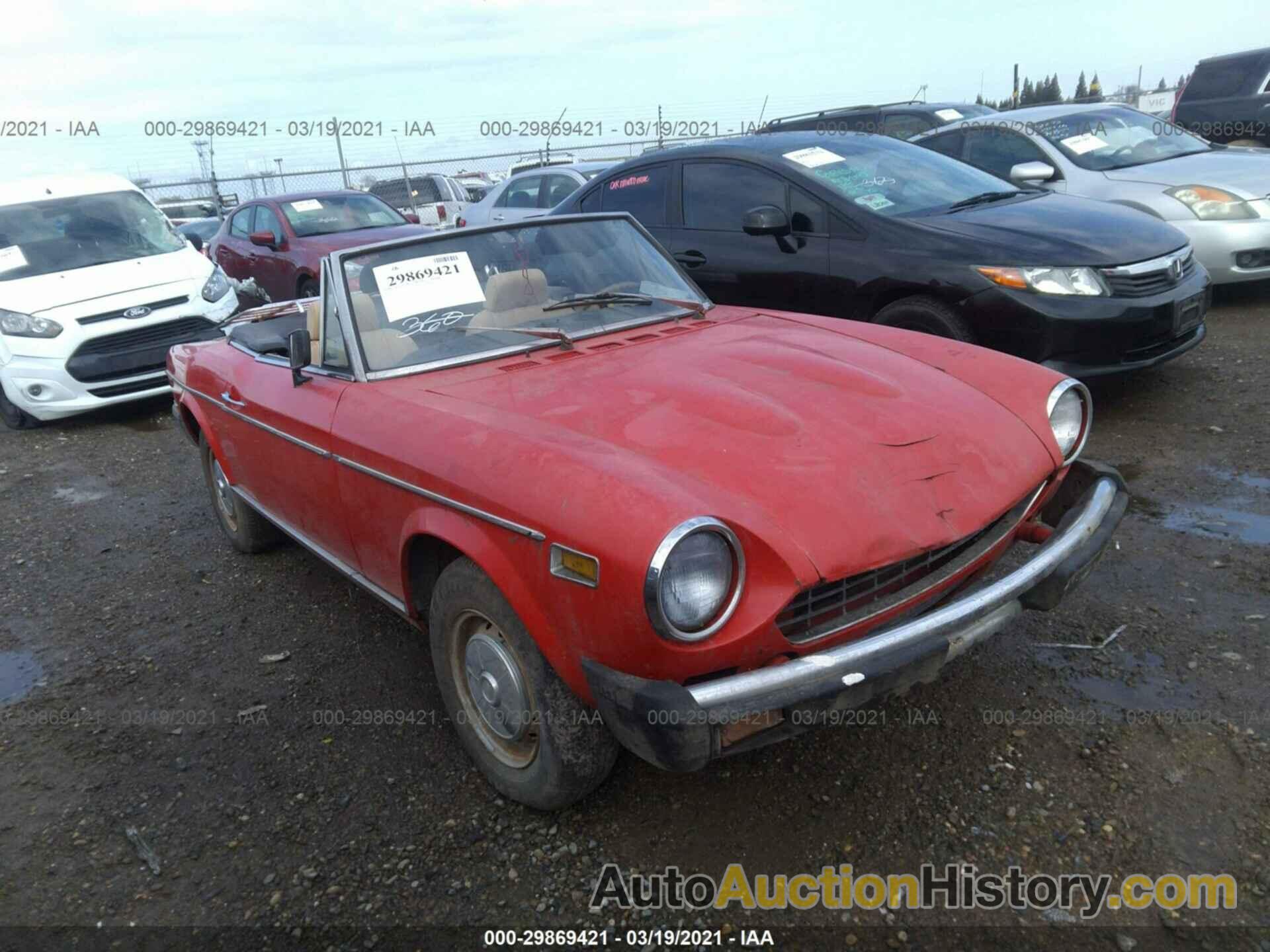 FIAT SPIDER 124, 124CS100131891