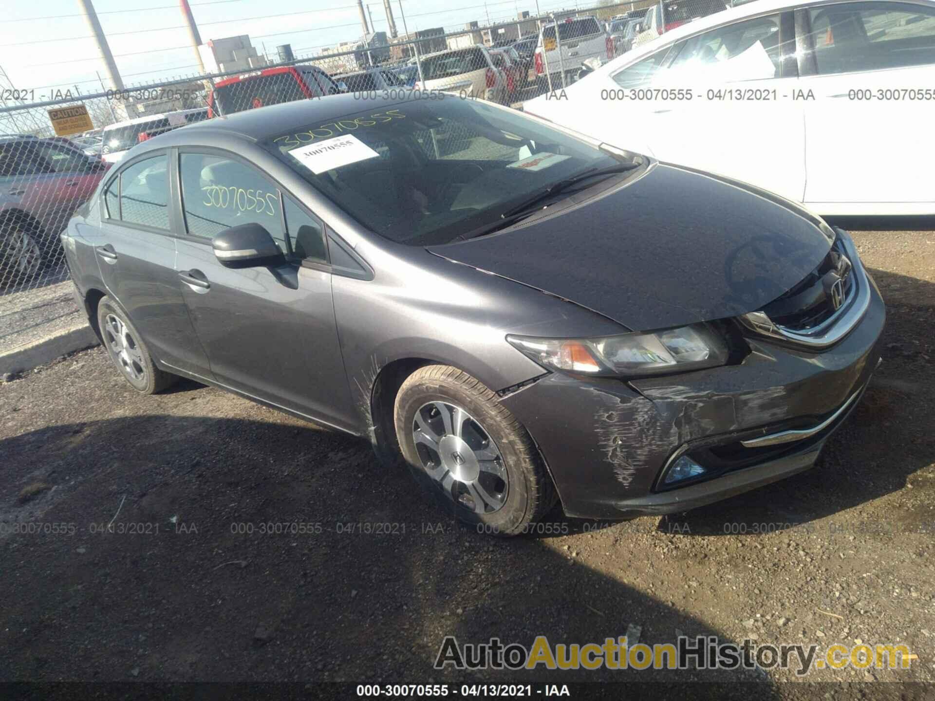 HONDA CIVIC HYBRID, 19XFB4F20DE001425