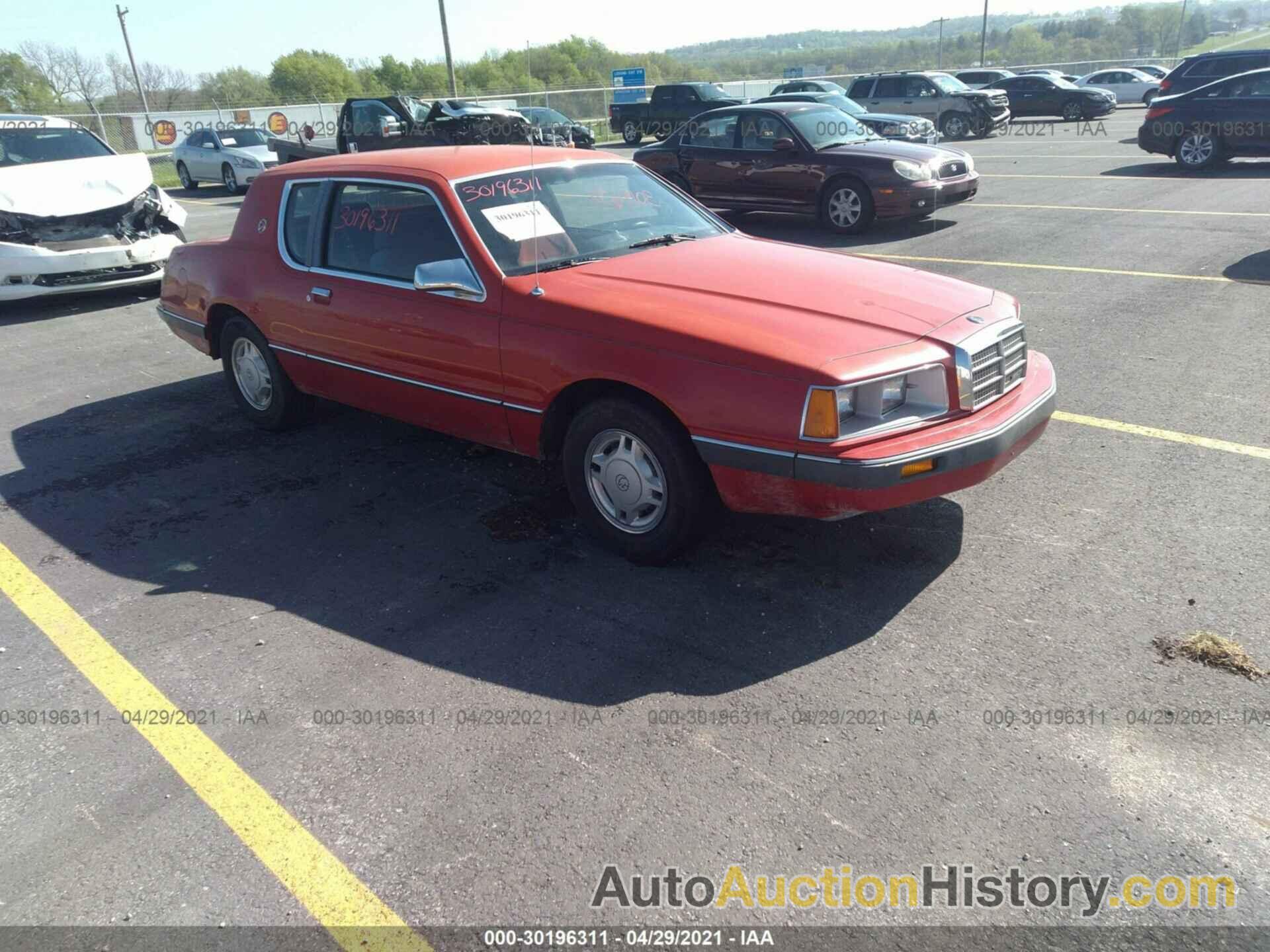 MERCURY COUGAR, 1MEBP92F1GH683749