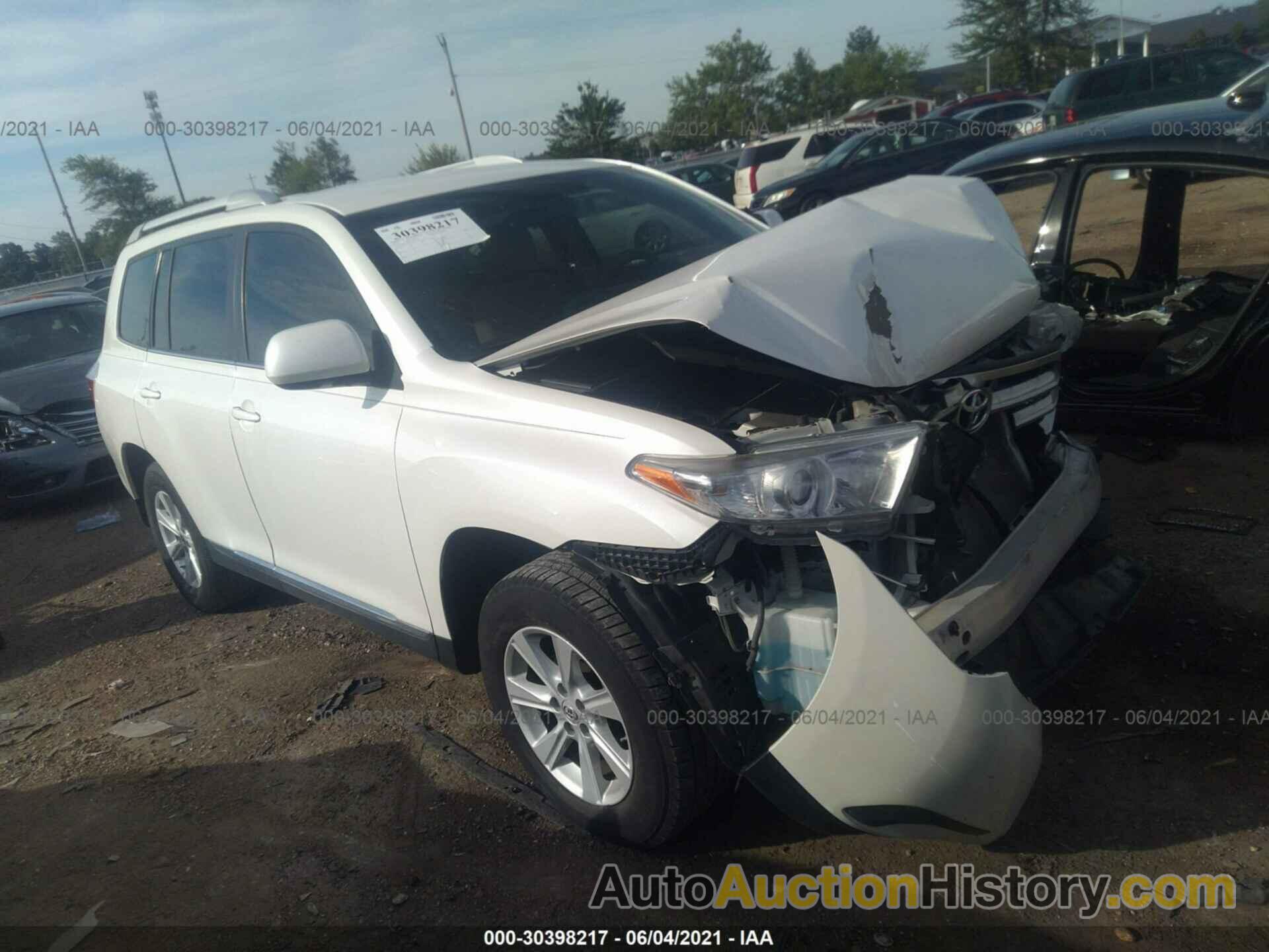 TOYOTA HIGHLANDER, 5TDZK3EH1DS141552