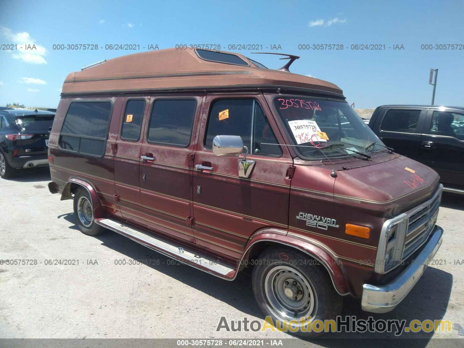 CHEVROLET SPORTVAN / VAN G20, 1GBEG25K1H7162251