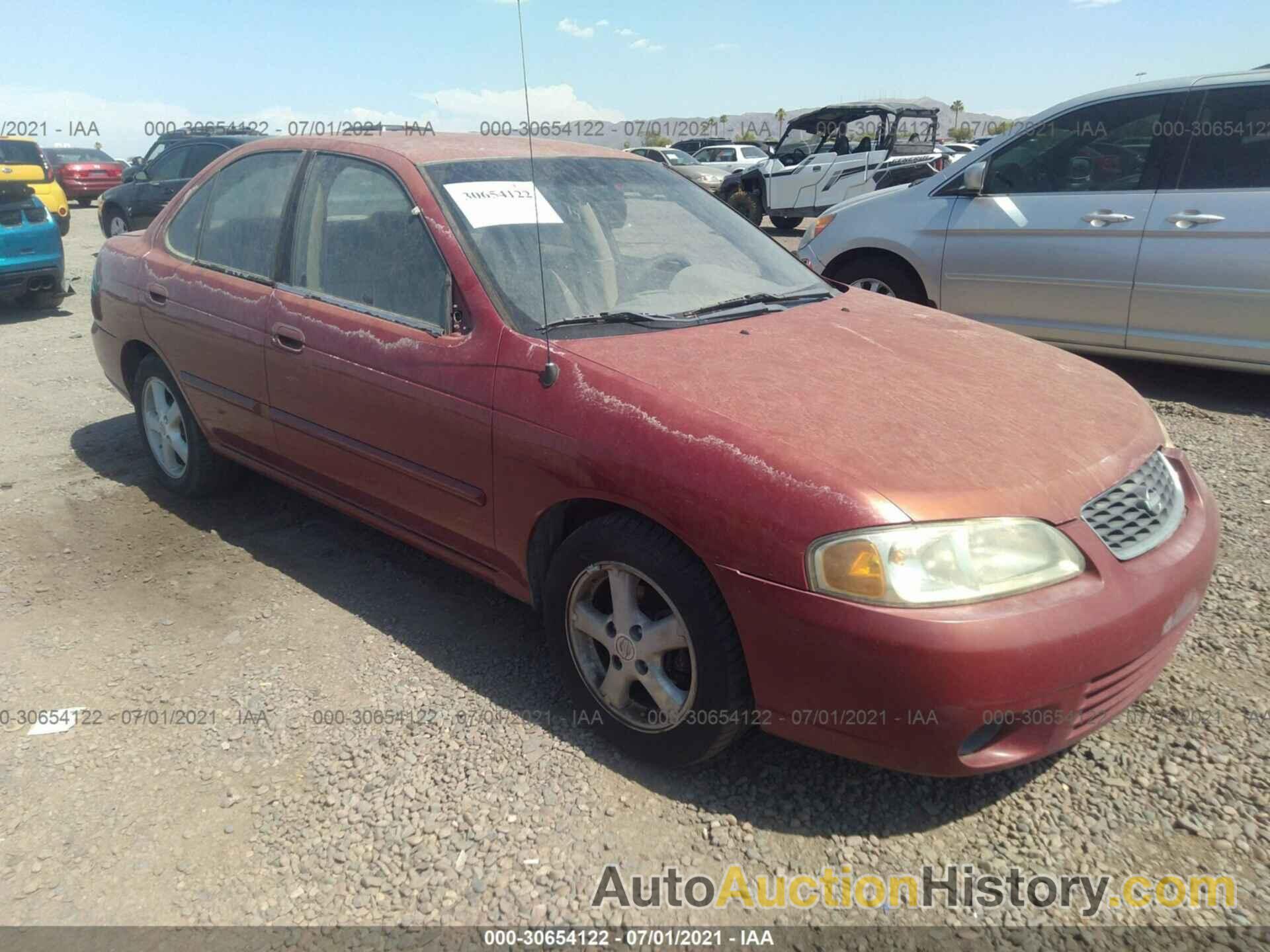 NISSAN SENTRA XE/GXE, 3N1CB51DXYL338299