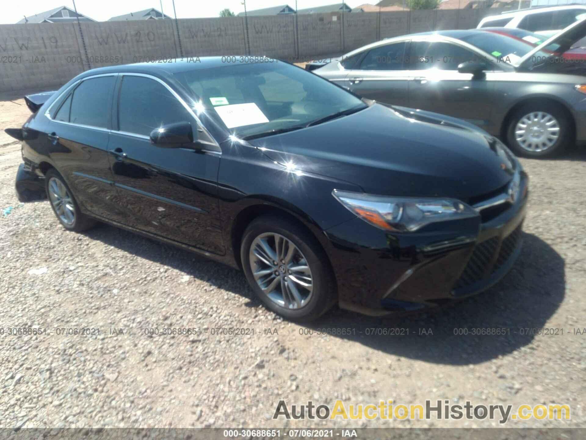 TOYOTA CAMRY XLE/SE/LE/XSE, 4T1BF1FKXHU427336