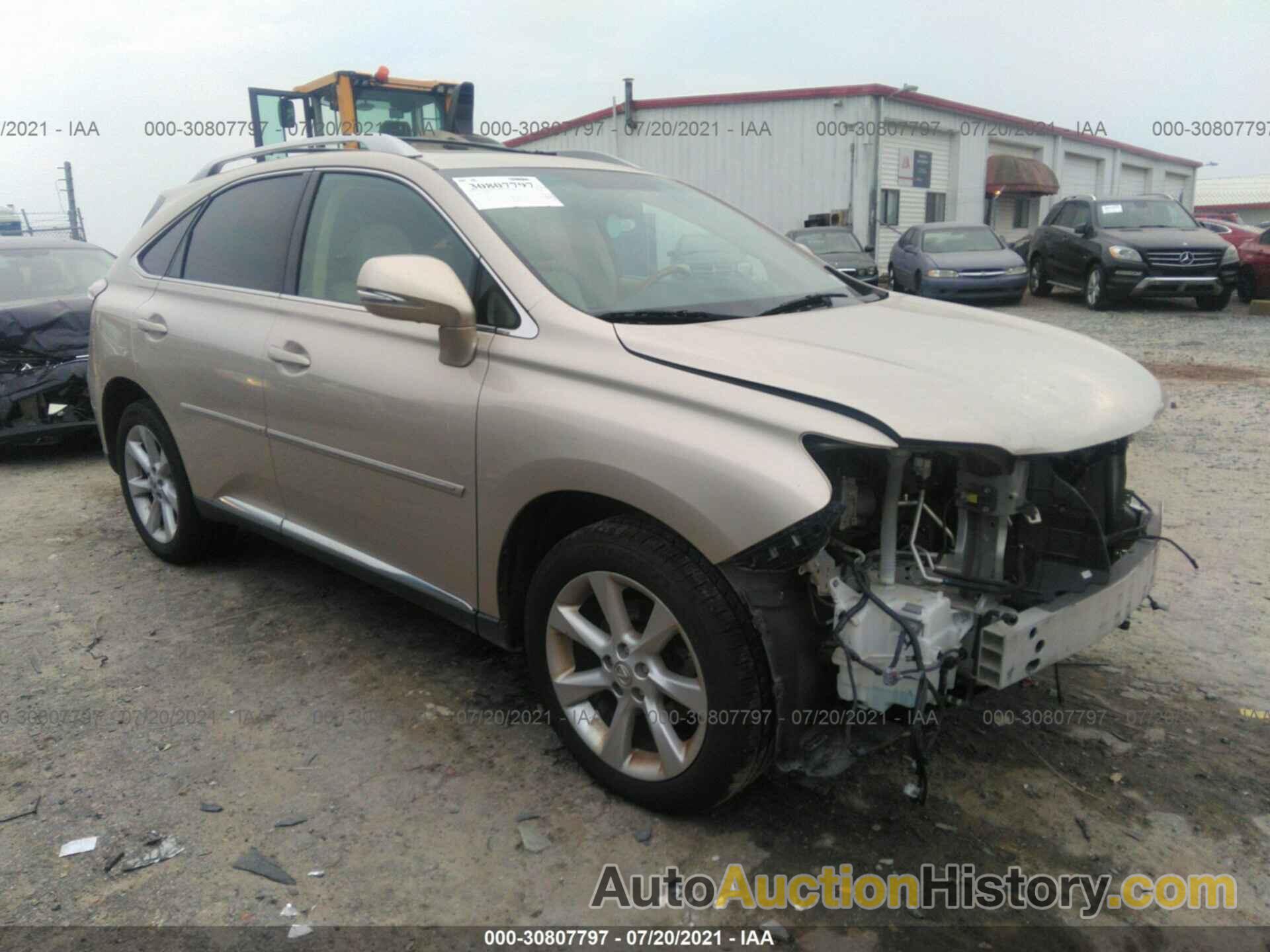 LEXUS RX 350, 2T2BK1BA3CC125160