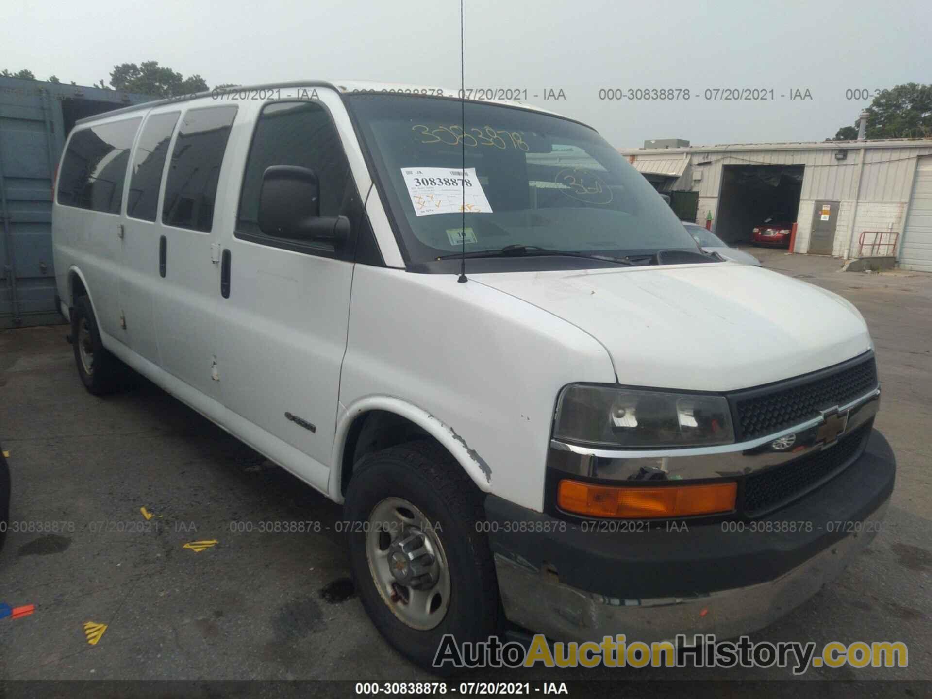 CHEVROLET EXPRESS PASSENGER, 1GAHG39U731229580