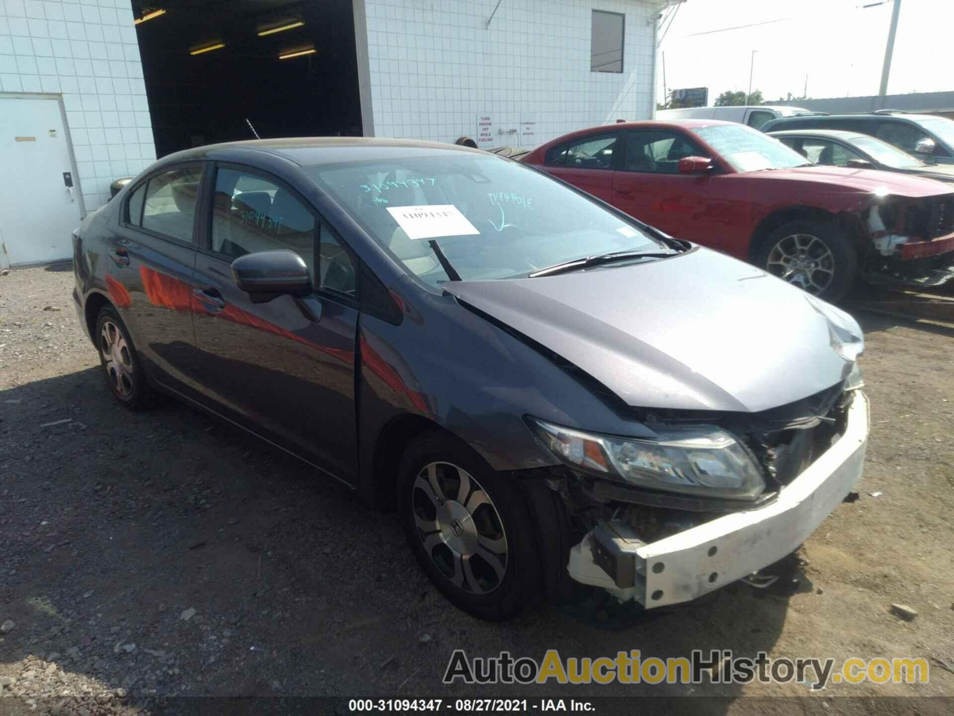 HONDA CIVIC HYBRID, 19XFB4F29EE201477