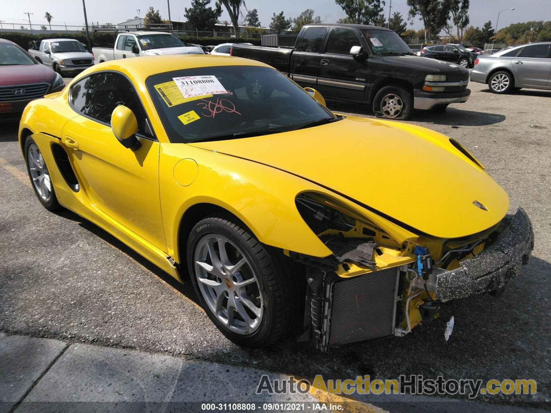 PORSCHE CAYMAN, WP0AA2A82GK170358