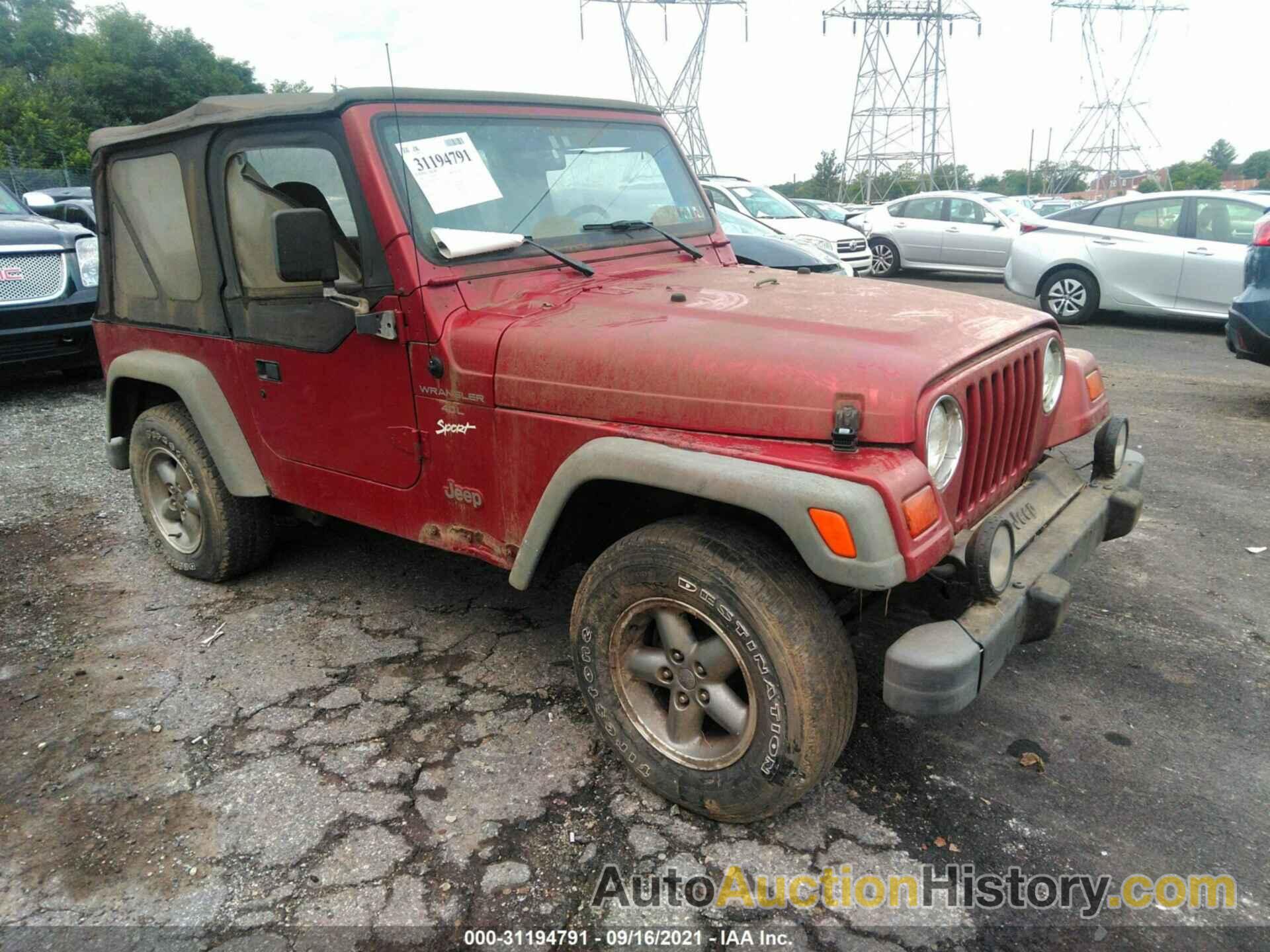 JEEP WRANGLER SPORT, 1J4FY19S4WP752534