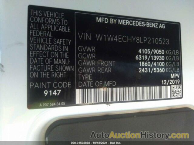 MERCEDES-BENZ SPRINTER 2500 HIGH ROOF V6, W1W4ECHY8LP210523