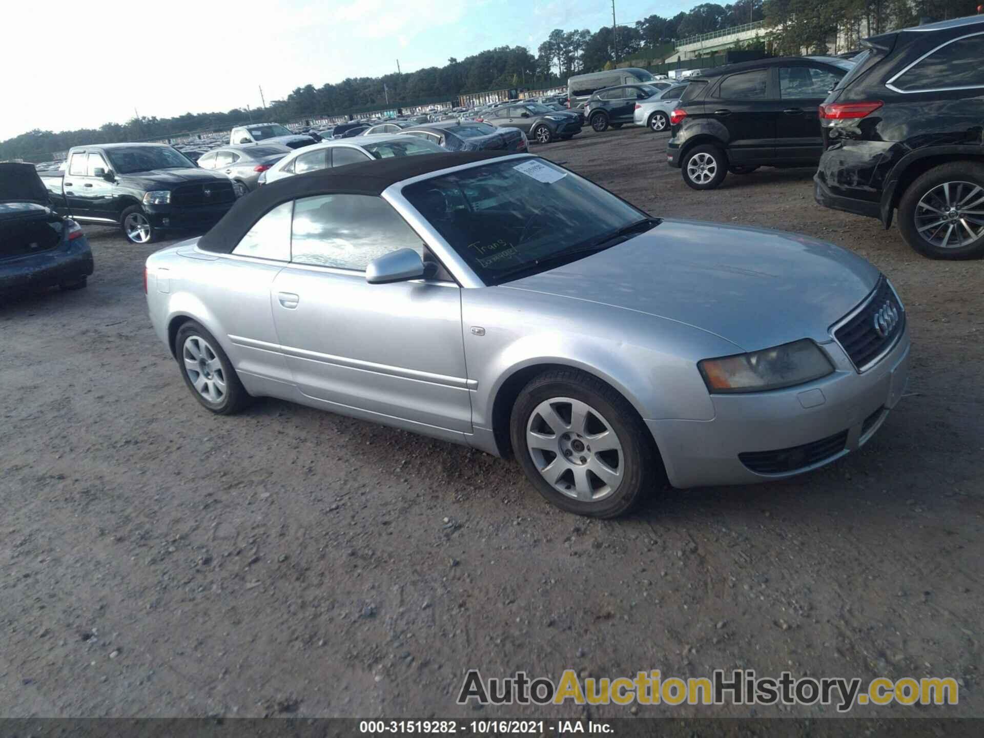 AUDI A4 3.0L, WAUAT48H13K015819