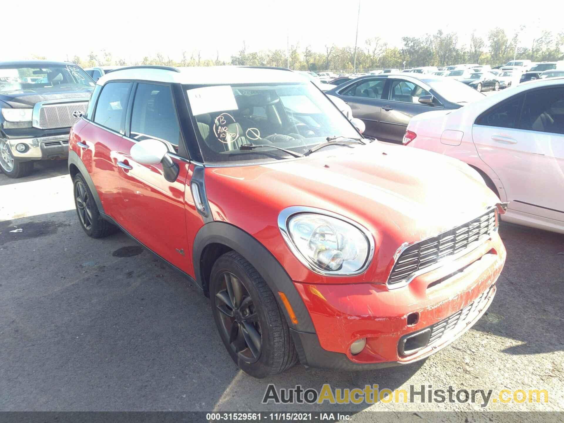 MINI COOPER COUNTRYMAN S, WMWZC5C53BWL53607