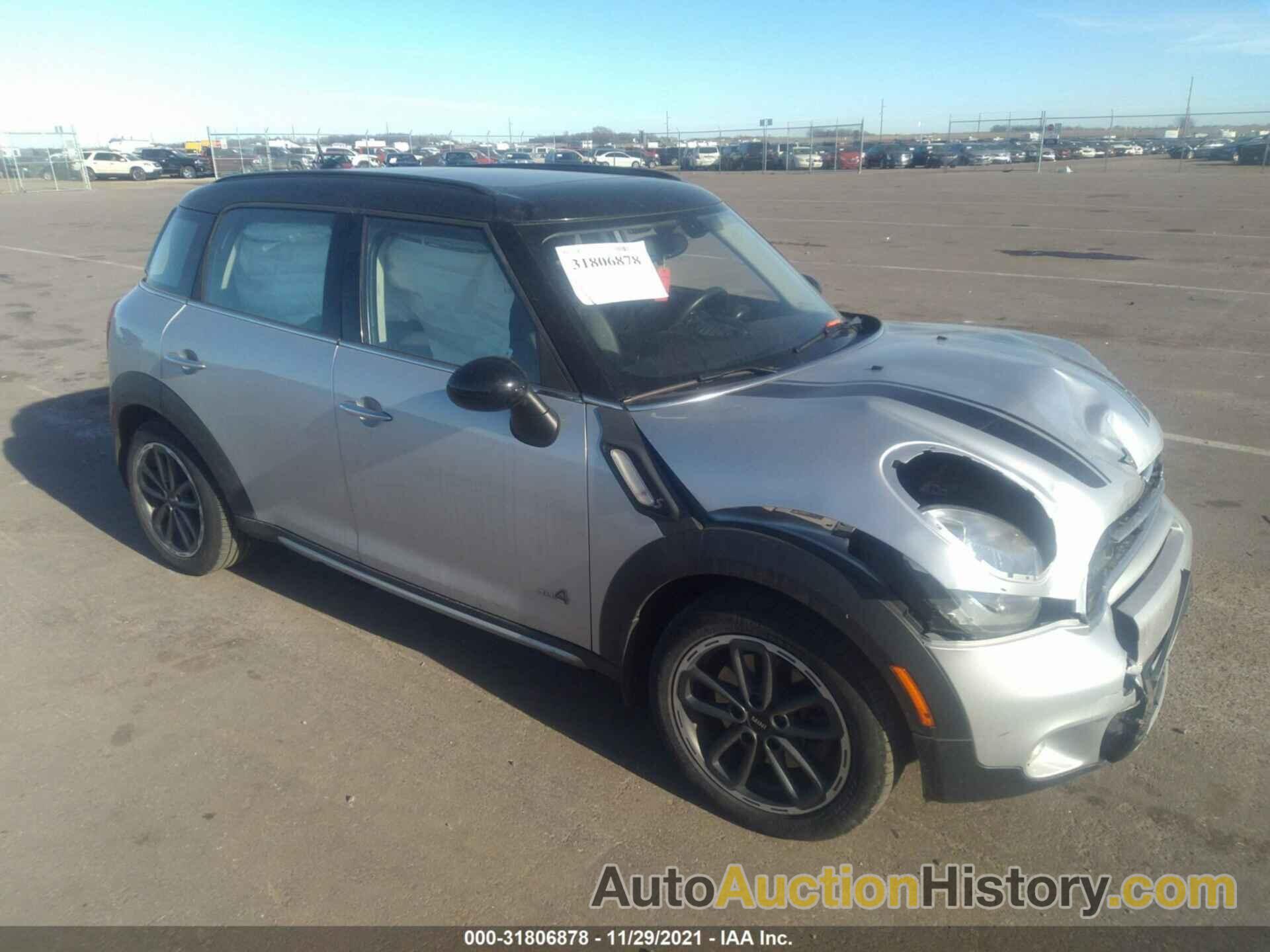 MINI COOPER COUNTRYMAN S, WMWZC5C53GWP49544