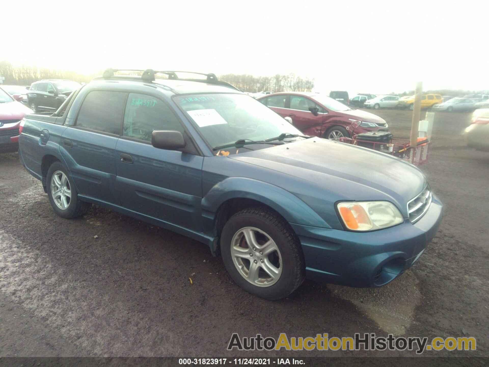 SUBARU BAJA SPORT, 4S4BT62C167104390