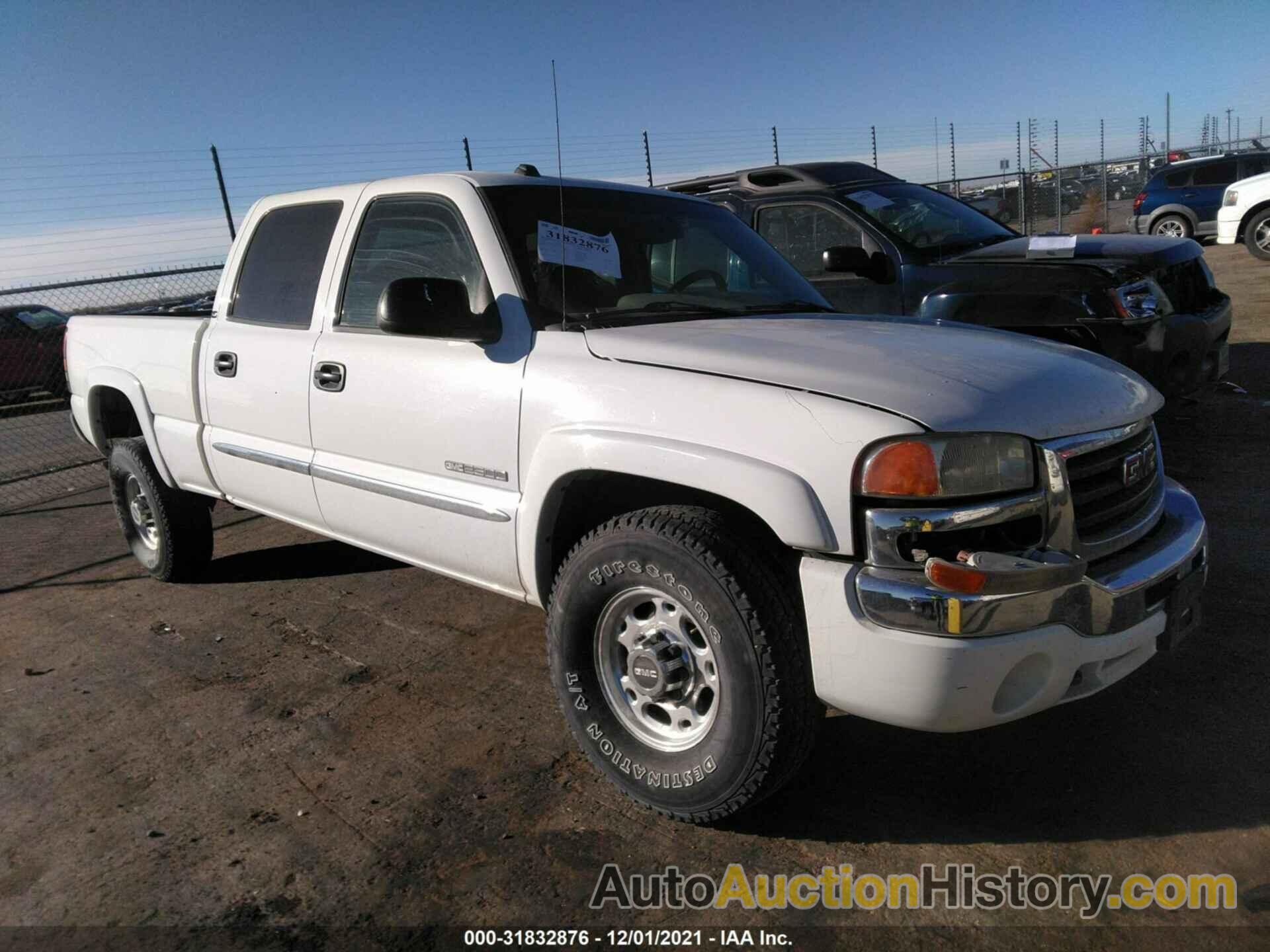 GMC SIERRA 2500 CREW CAB SLE, 1GTGC23U94F101153