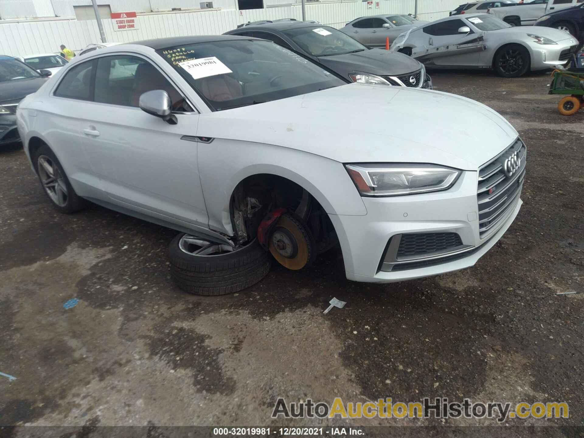 AUDI S5 COUPE PREMIUM PLUS, WAUP4AF5XJA053325