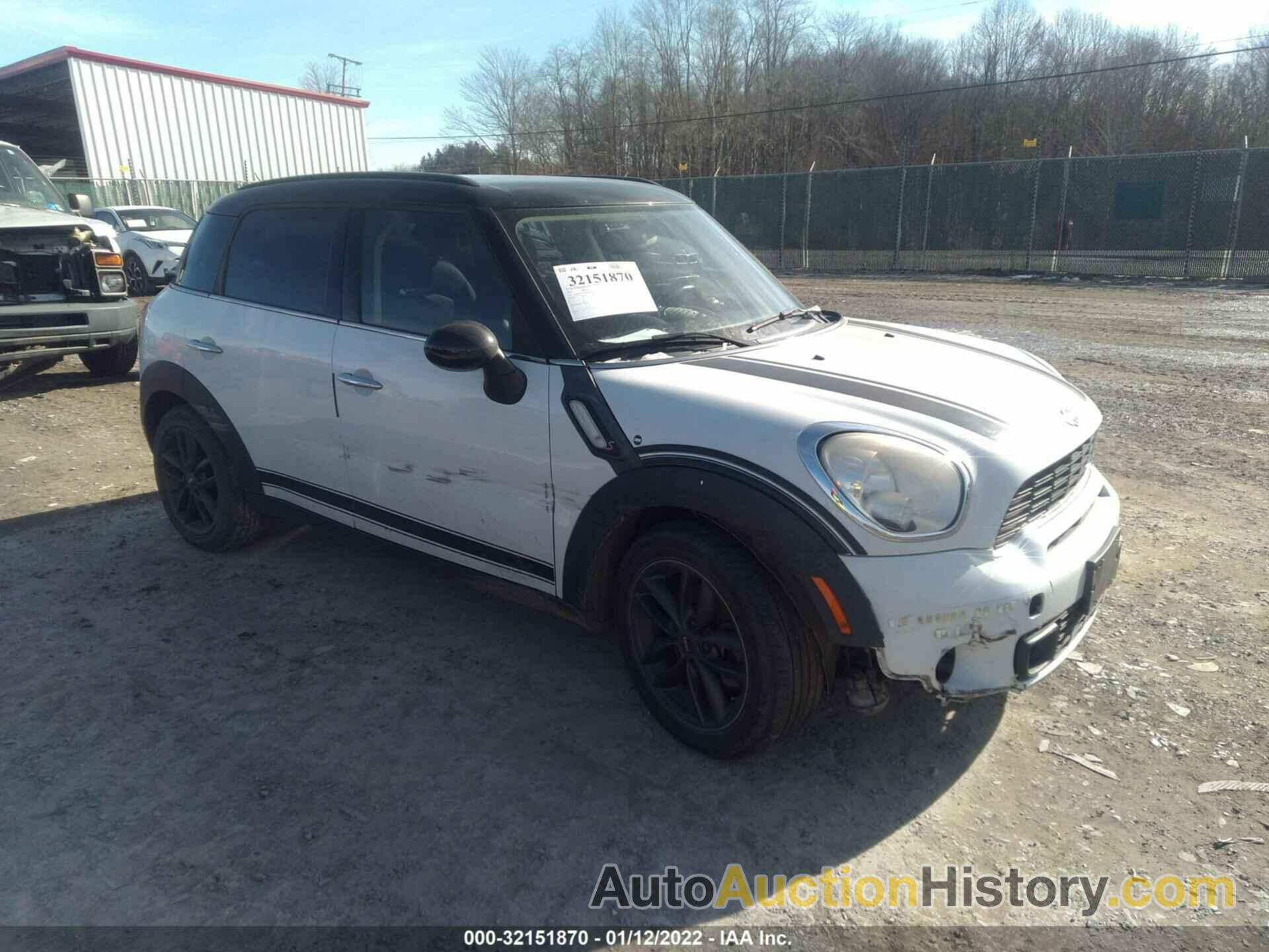 MINI COOPER COUNTRYMAN S, WMWZC3C53BWH98128