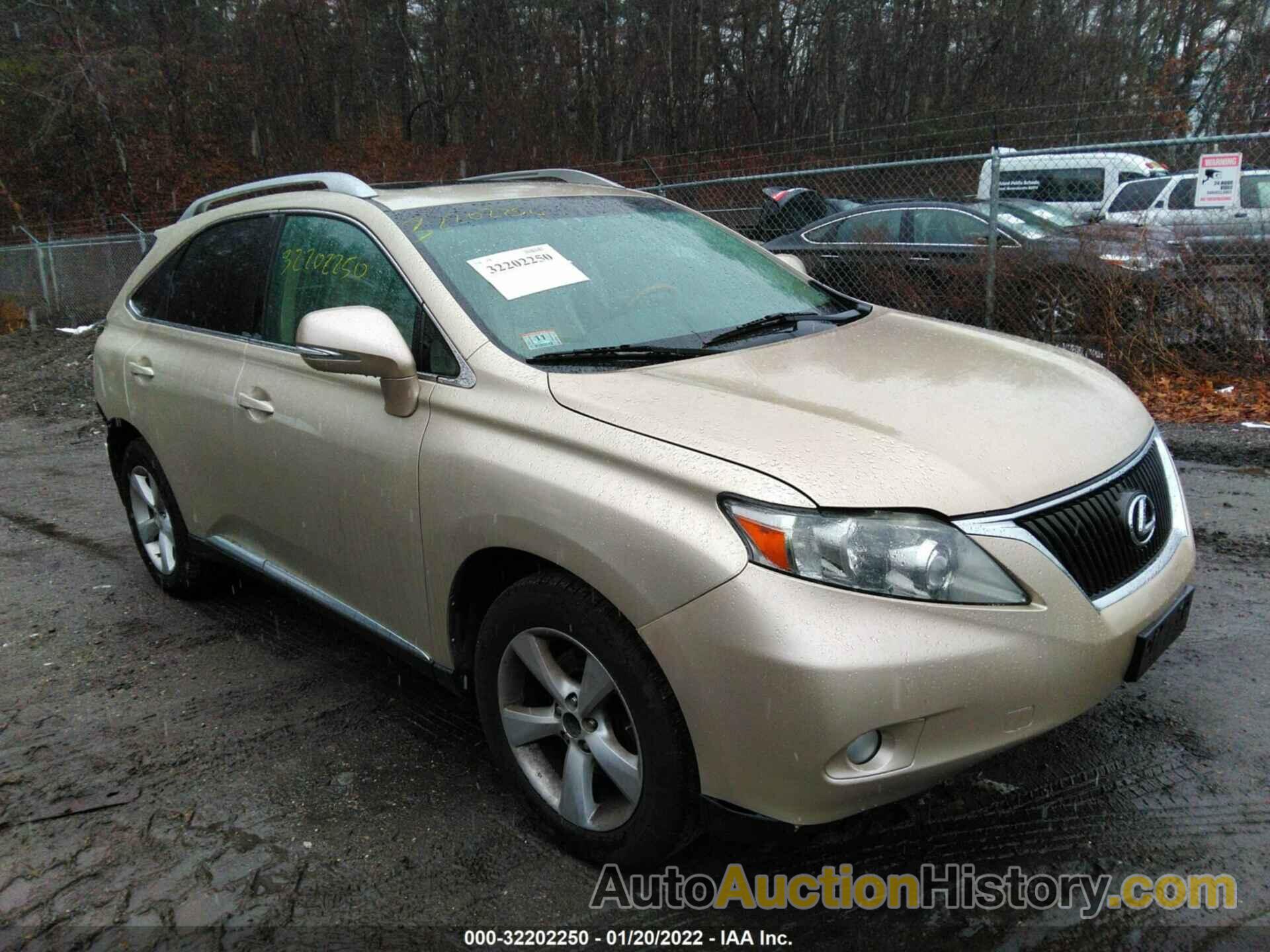 LEXUS RX 350, 2T2BK1BA2BC086737