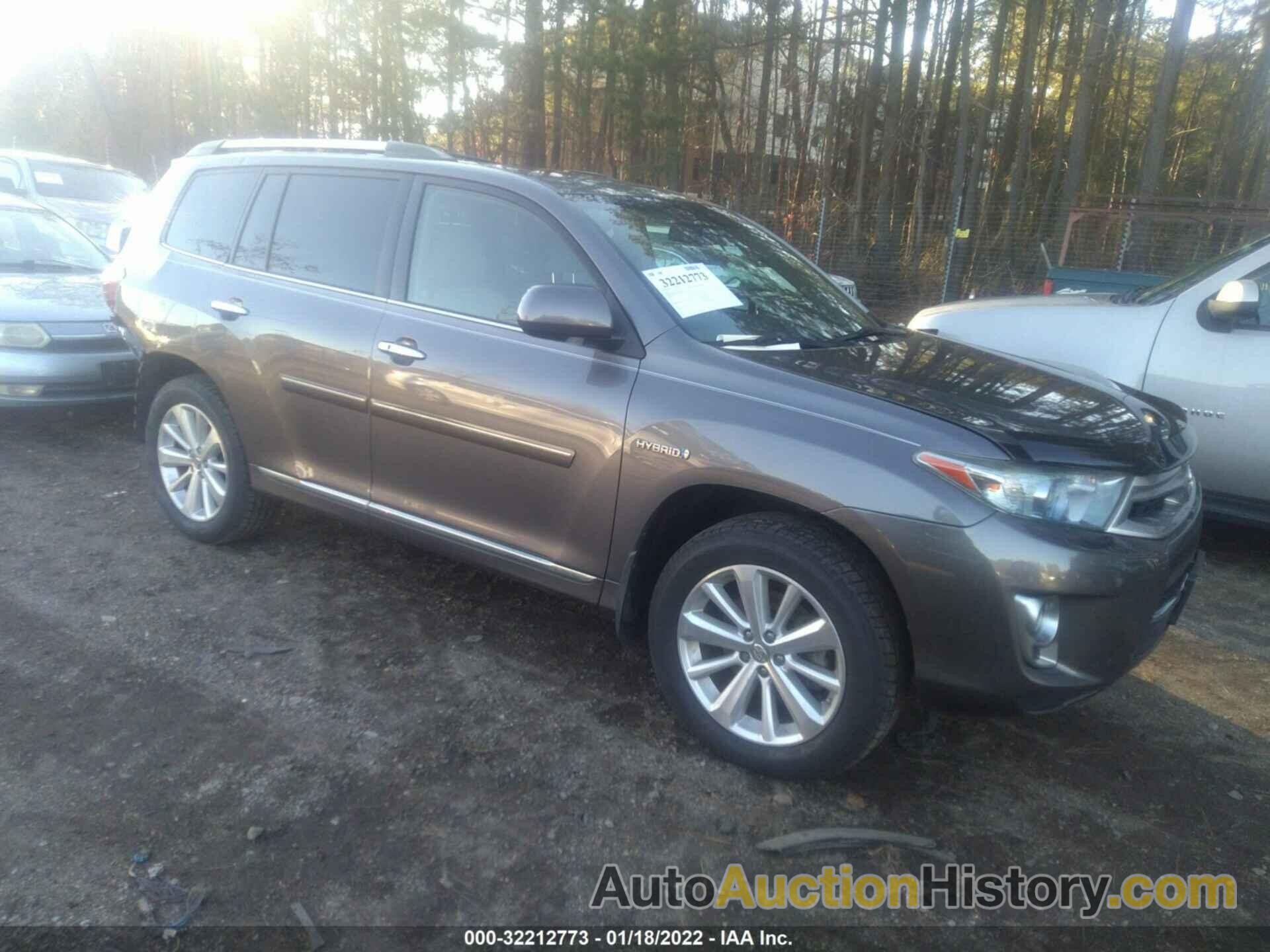 TOYOTA HIGHLANDER HYBRID LIMITED, JTEDC3EH7D2013181