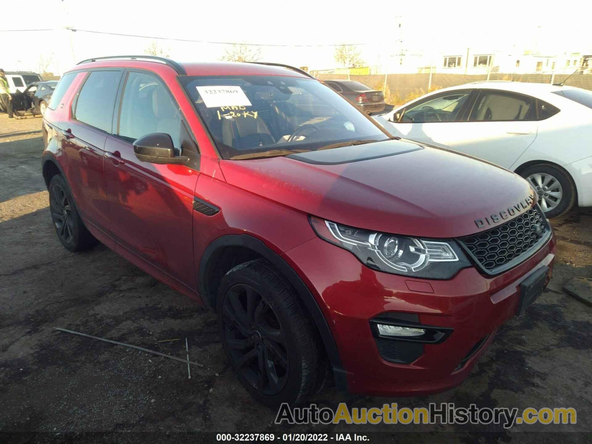 LAND ROVER DISCOVERY SPORT HSE, SALCR2RX7JH745855