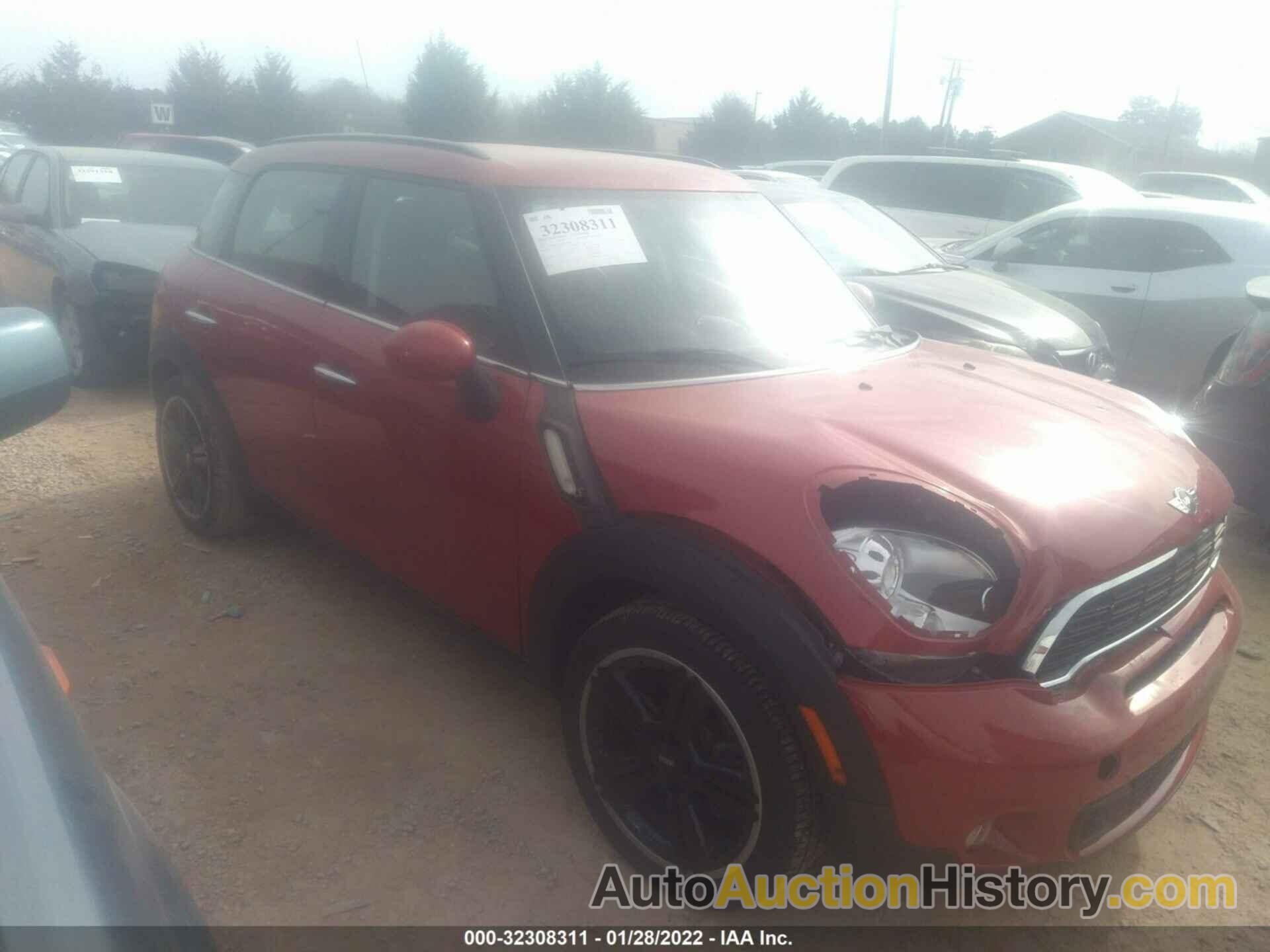 MINI COOPER COUNTRYMAN S, WMWZC3C57DWP20564