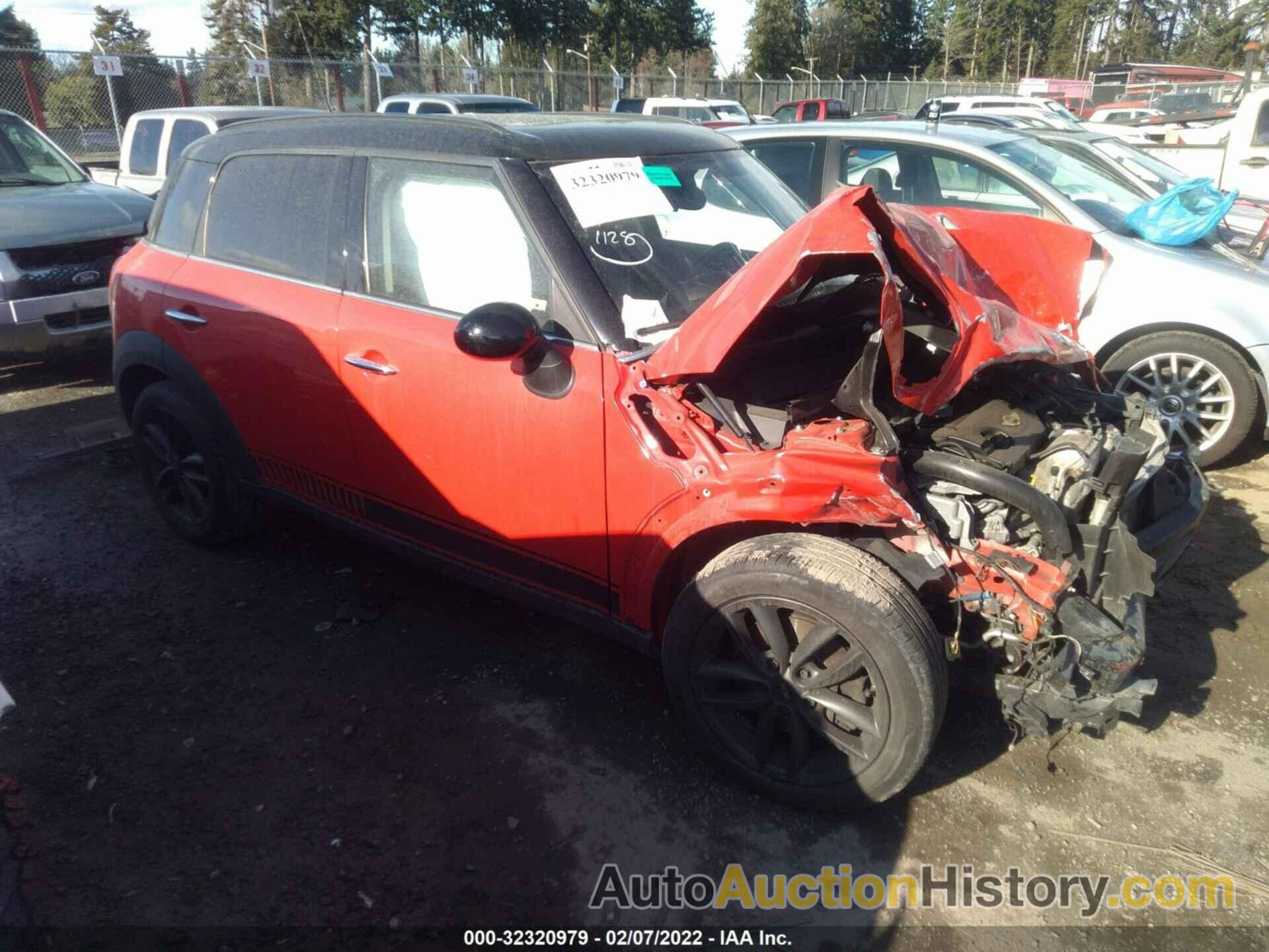 MINI COOPER COUNTRYMAN S, WMWZC3C5XBWL78959