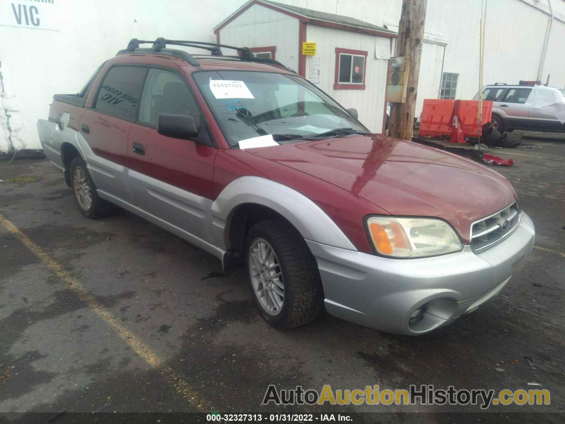 SUBARU BAJA SPORT, 4S4BT62C547101750