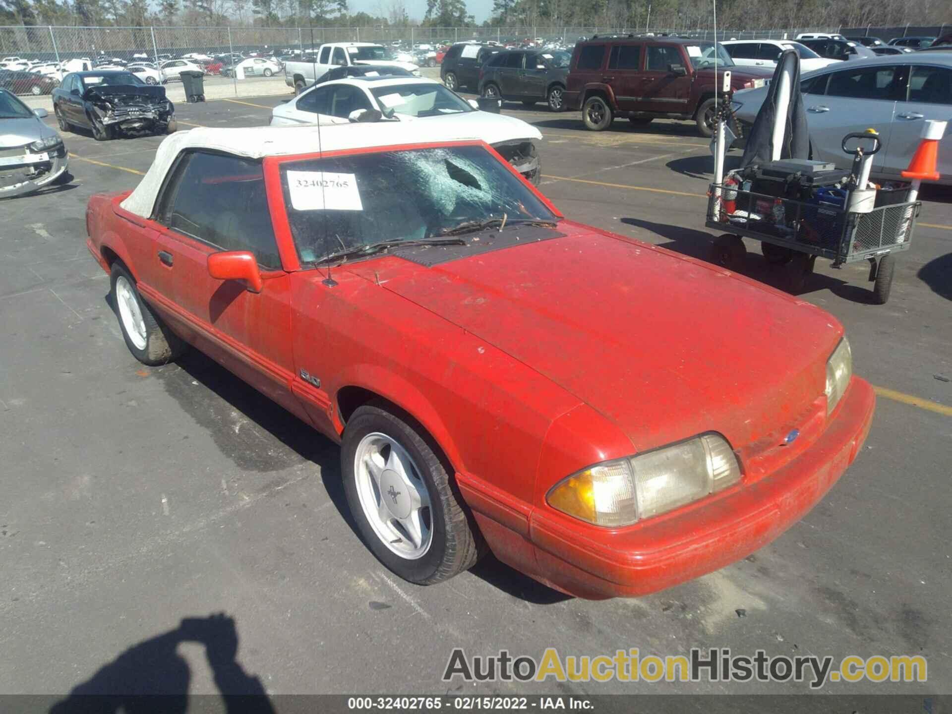 FORD MUSTANG LX, 1FACP44E6NF150548