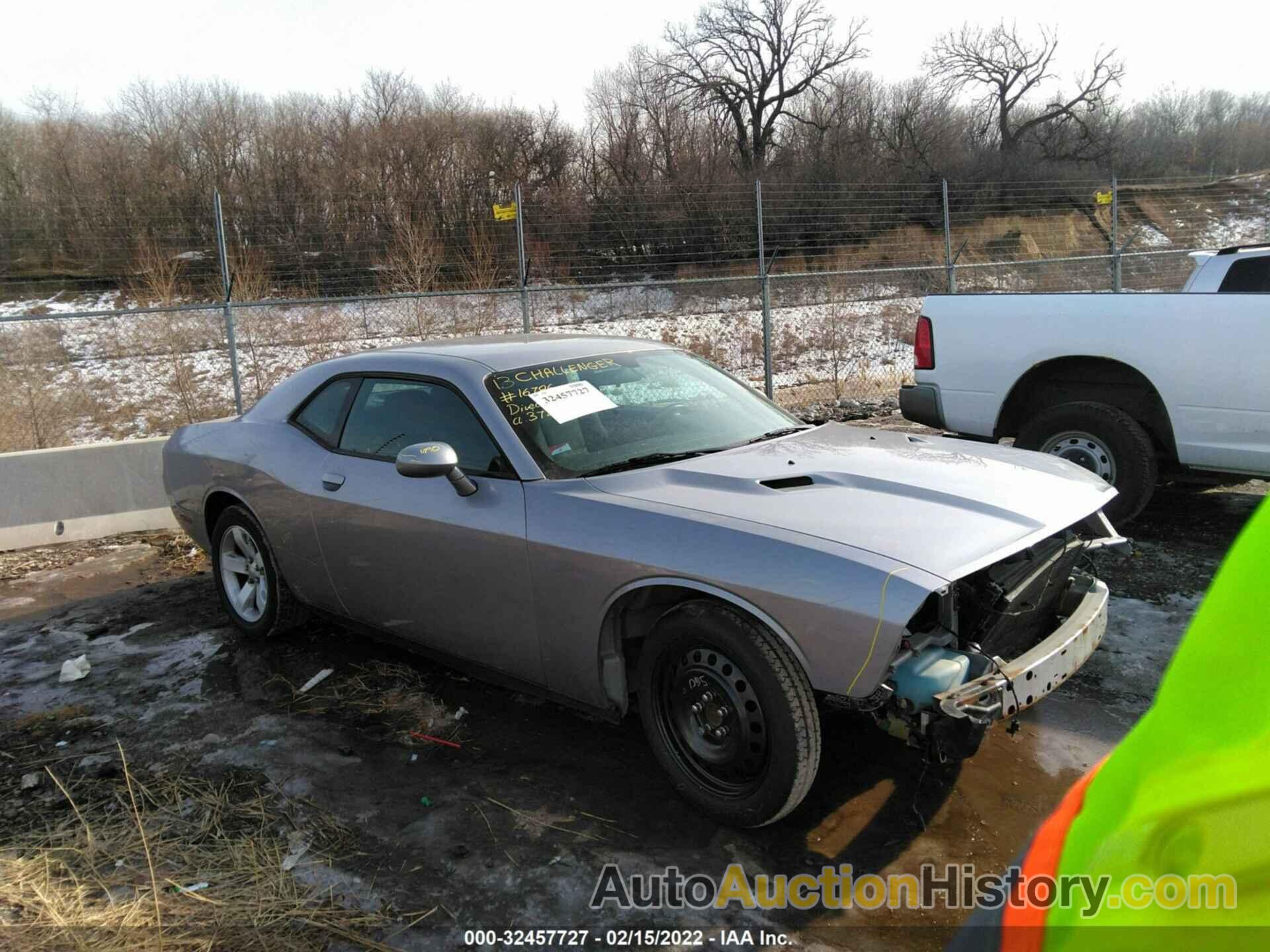 DODGE CHALLENGER SXT, 2C3CDYAG8DH578784