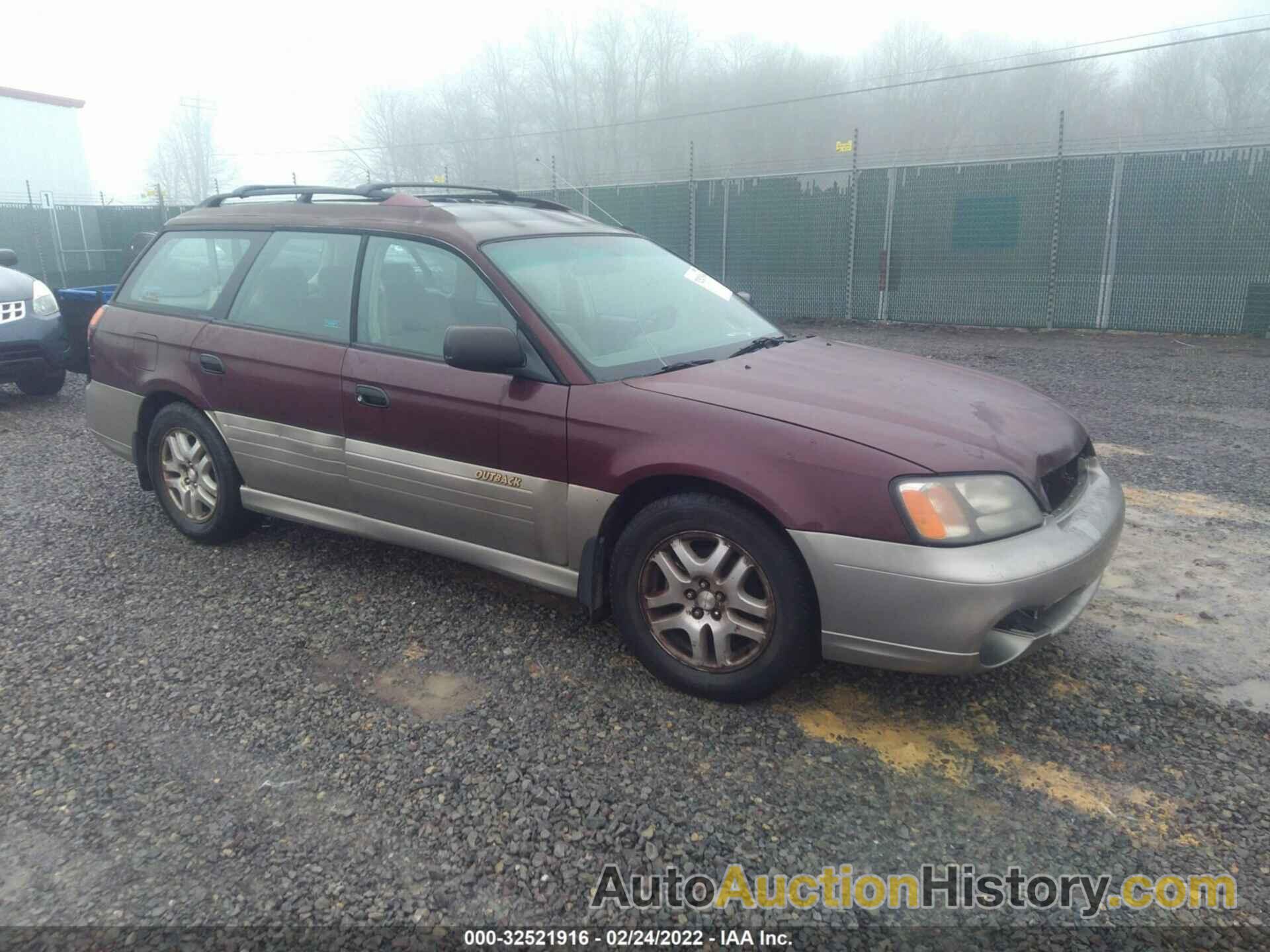 SUBARU LEGACY WAGON OUTBACK EQUIP, 4S3BH6651Y7641037